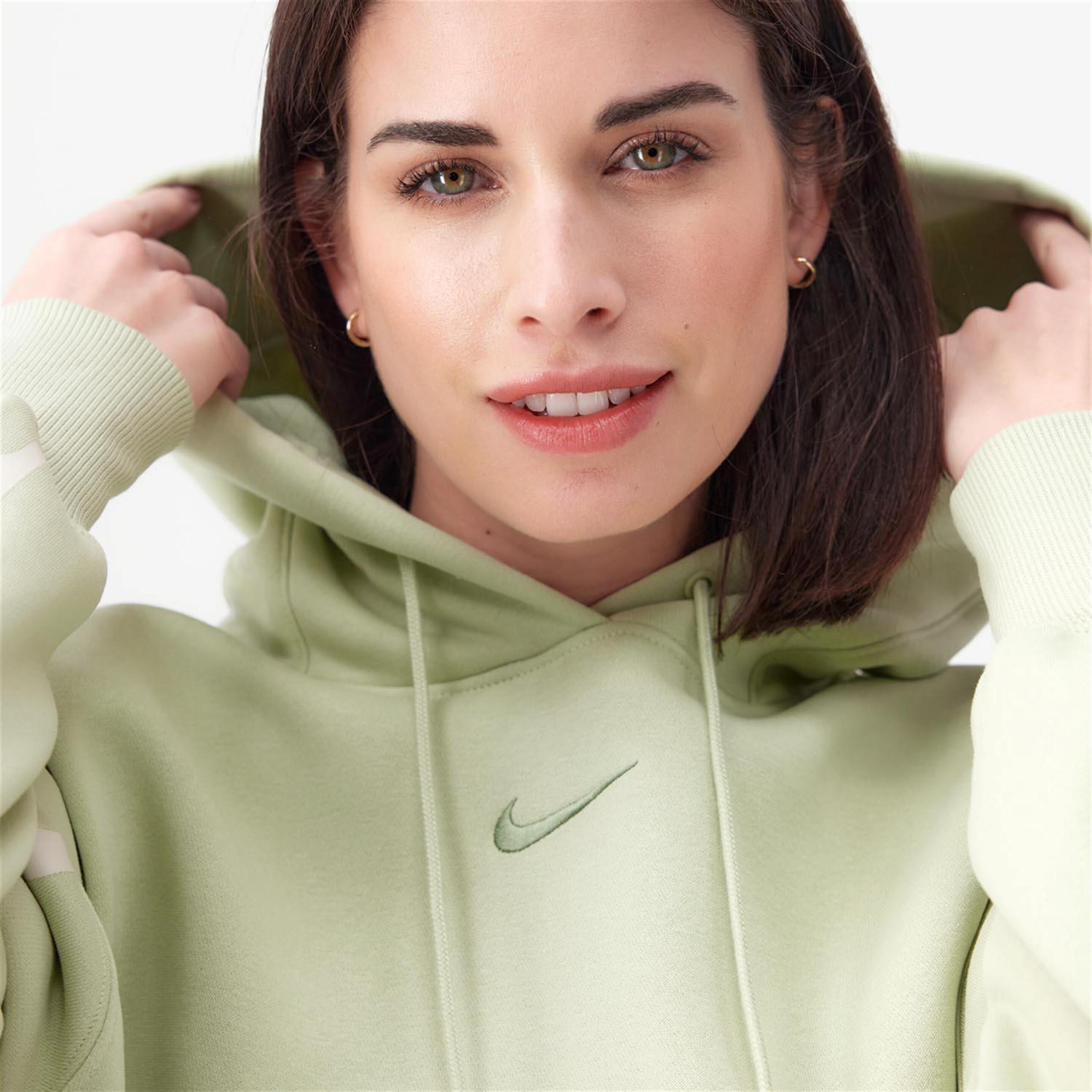 Nike Phoenix - Verde - Sudadera Capucha Mujer