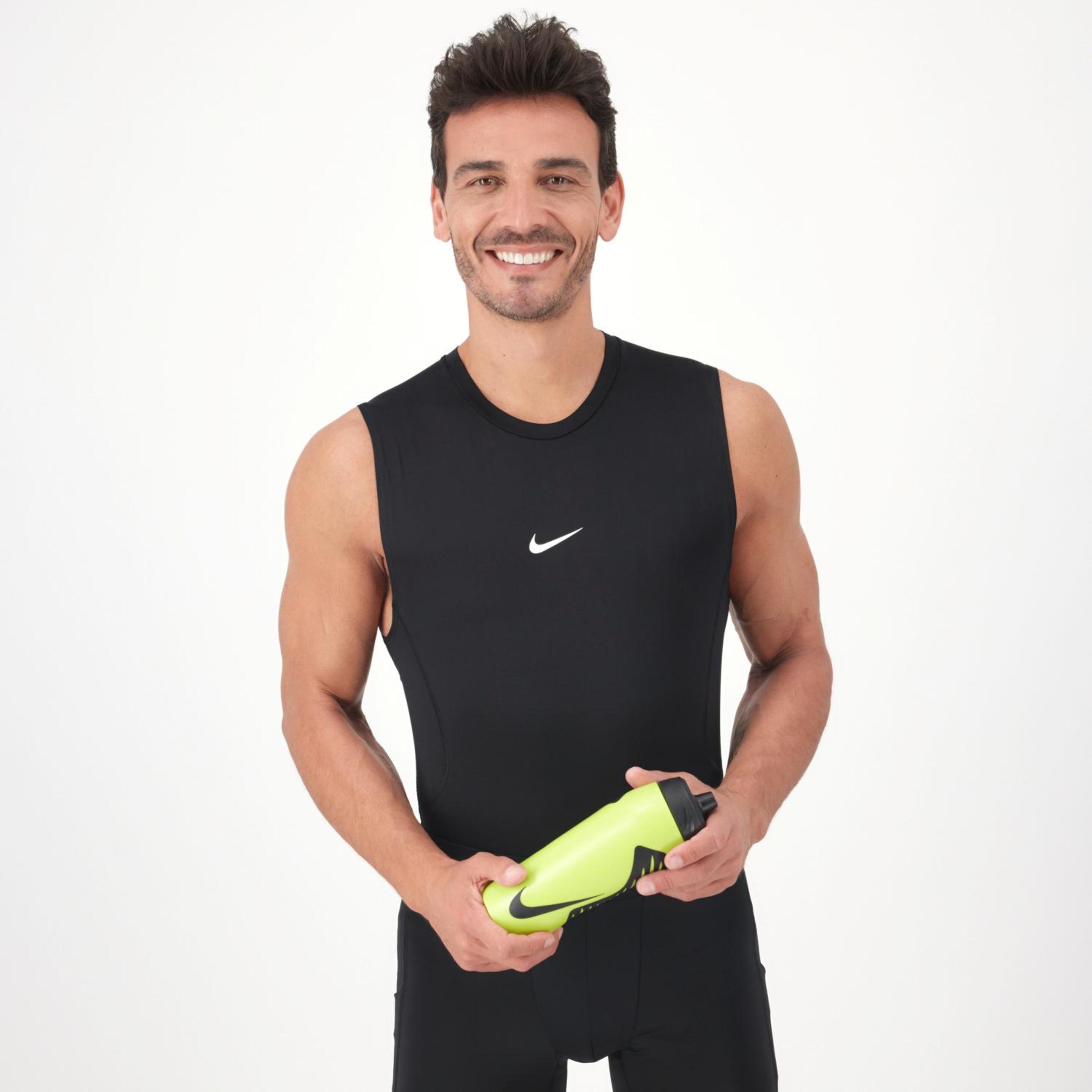 Camisola Compressão Nike - negro - Camisola Running Homem