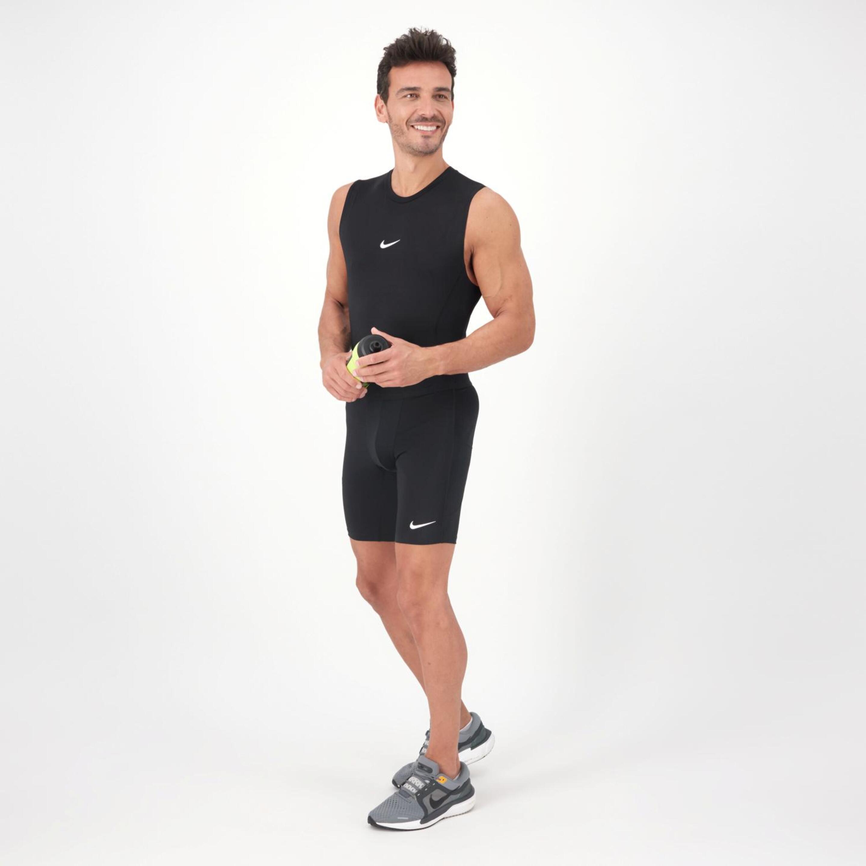 Camiseta Nike - Negro - Camiseta Compresión Hombre  | Sprinter
