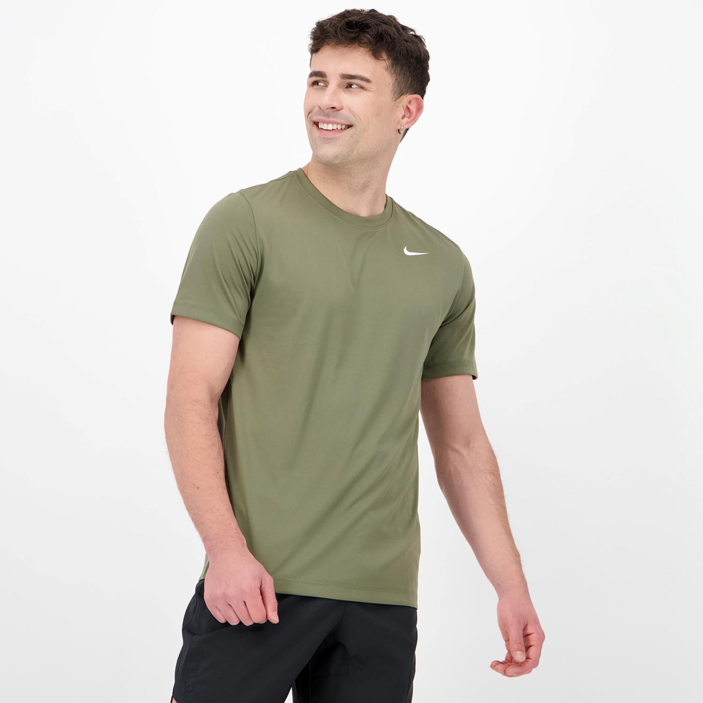 Camiseta Nike - Kaki - Camiseta Running Hombre  | Sprinter