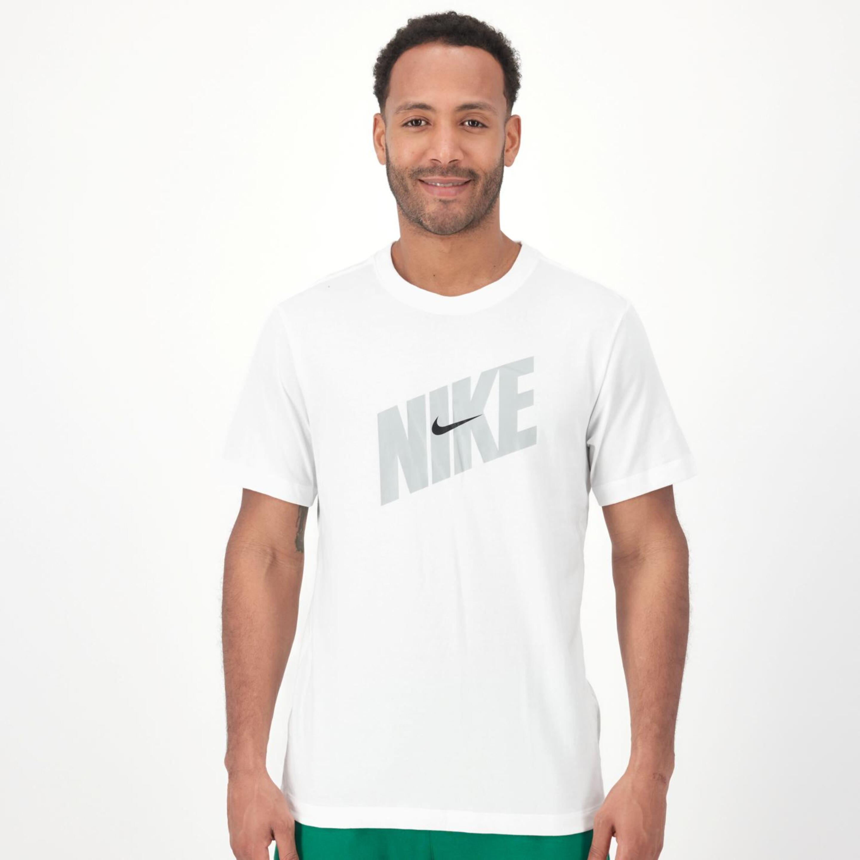 T-shirt Nike - blanco - T-shirt Running Homem
