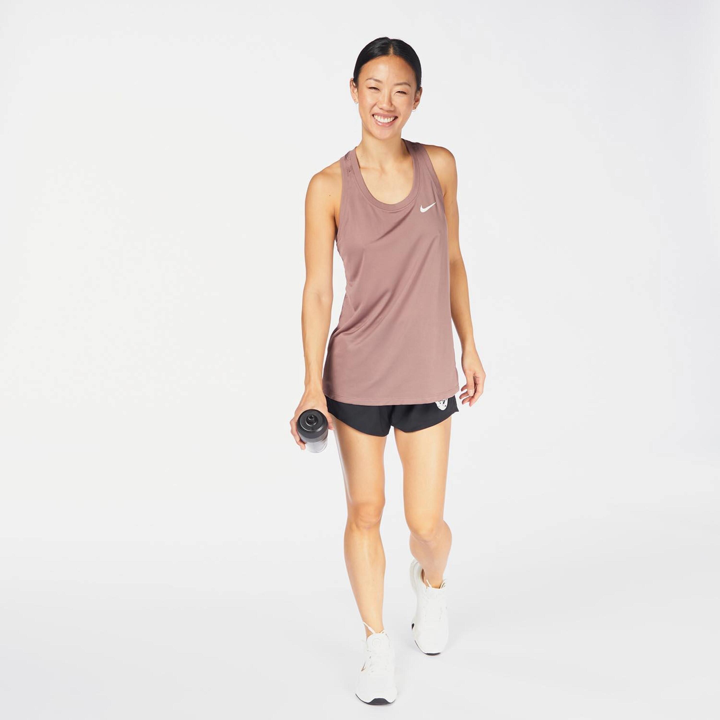 Camiseta Nike - Malva - Camiseta Running Mujer  | Sprinter