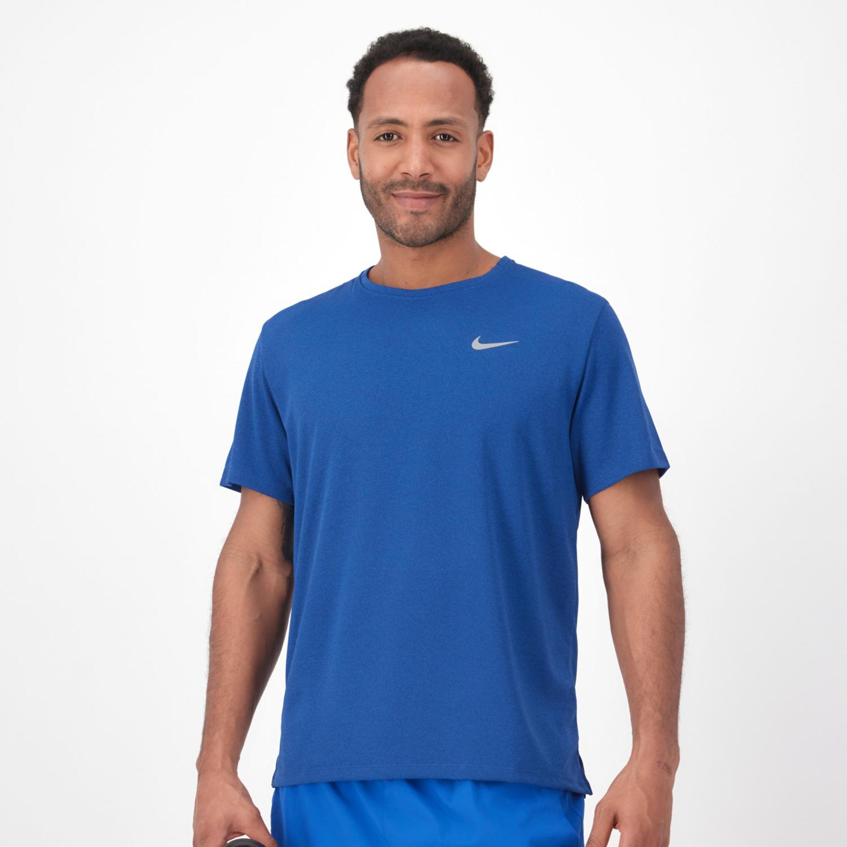 Camiseta Nike - azul - Camiseta Running Hombre