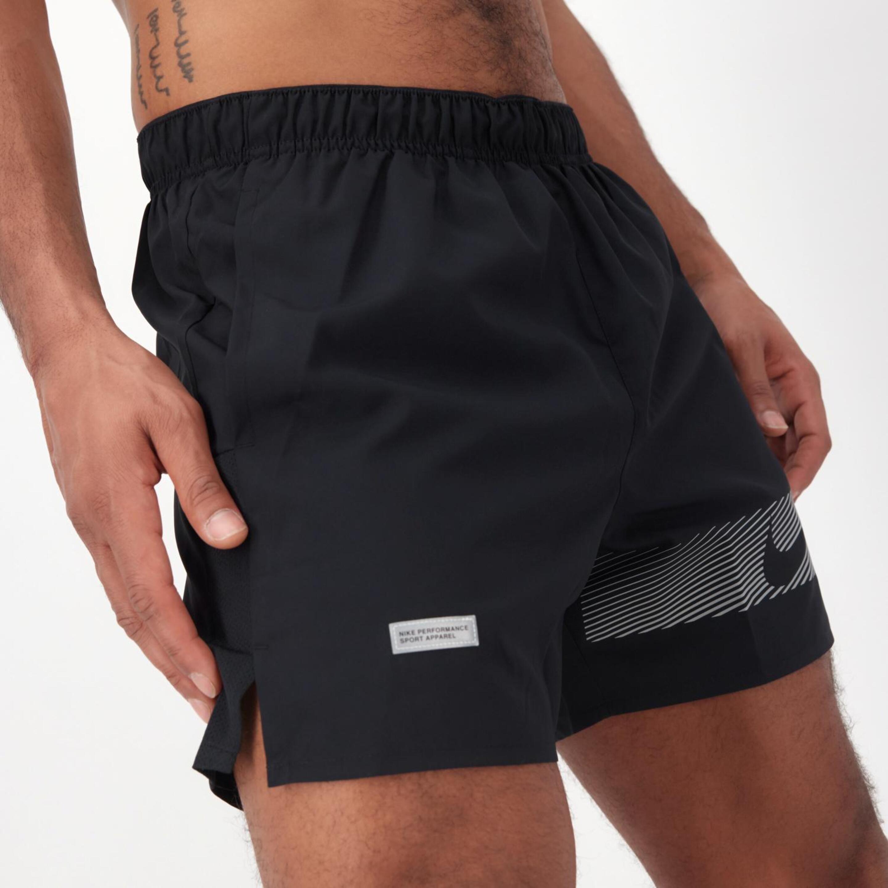 Pantalón Corto Nike - Negro - Pantalón Running Hombre
