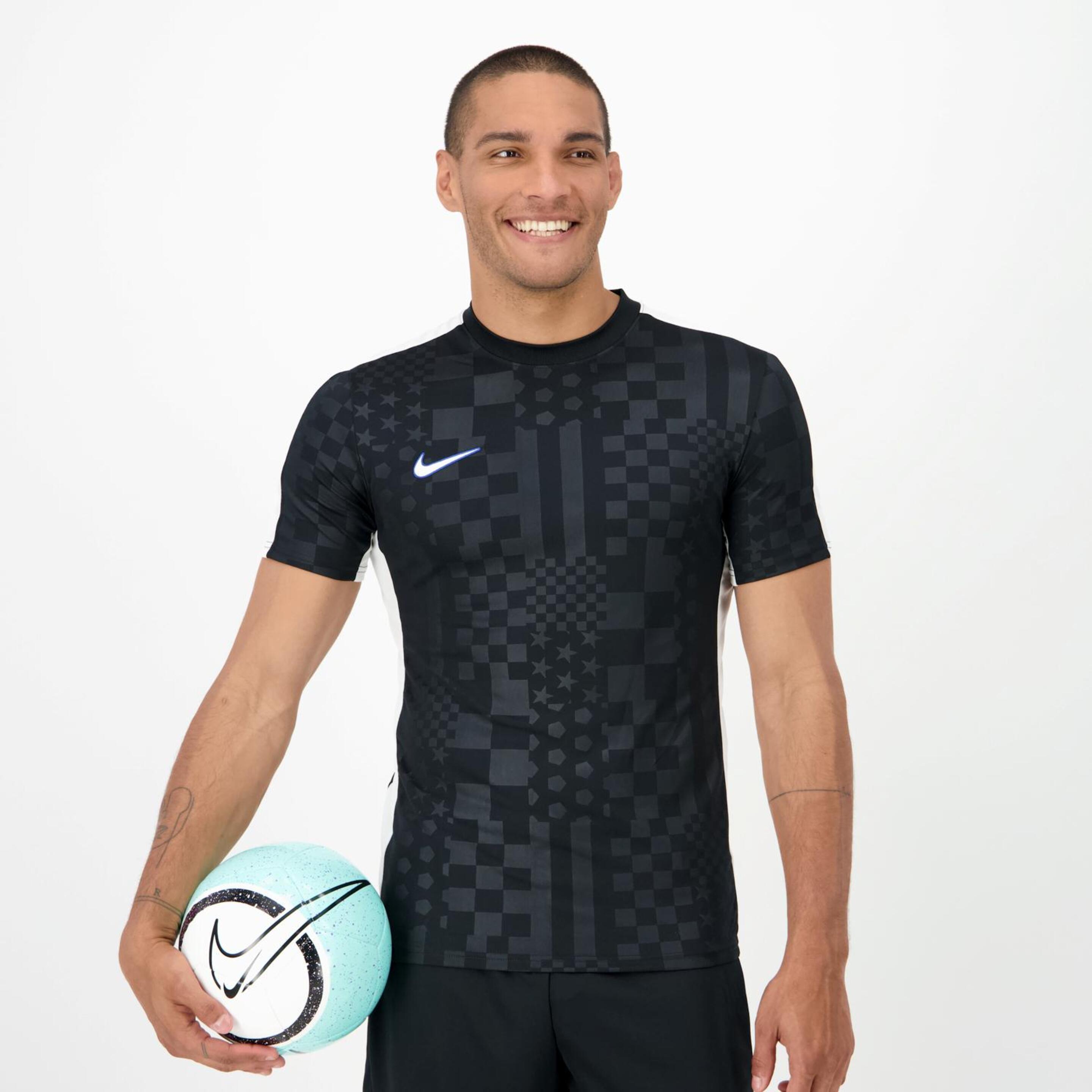 Nike Academy 23 Graphic - Preto - T-shirt Futebol Homem | Sport Zone