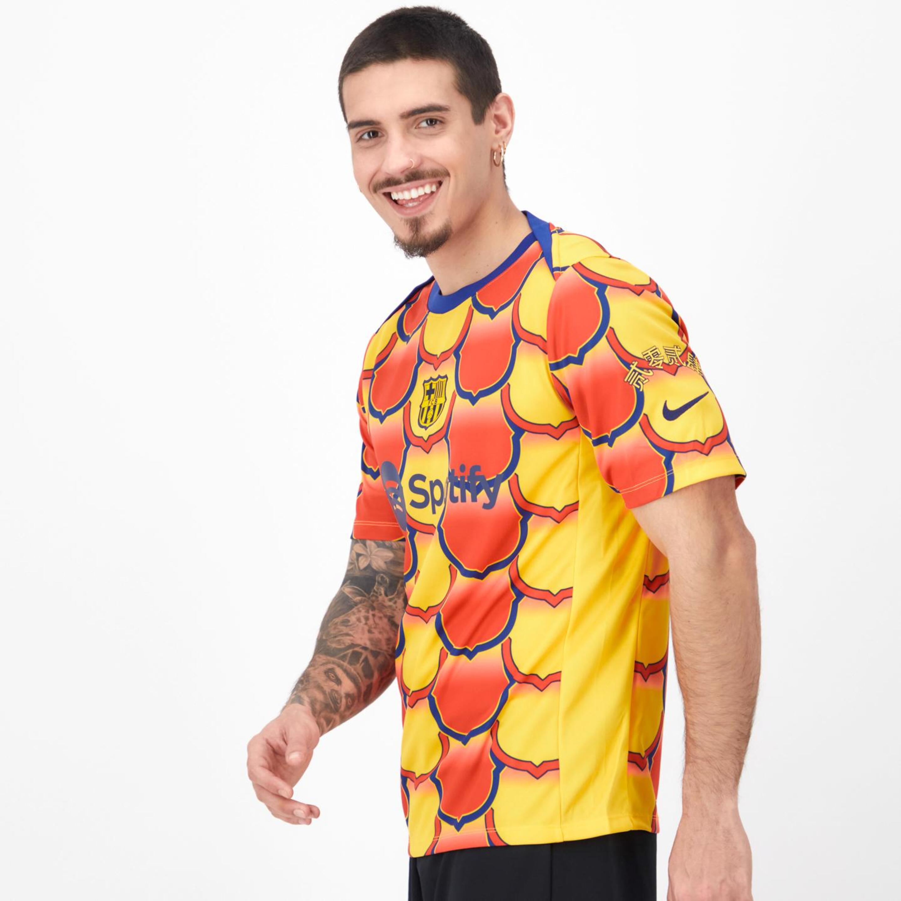Camiseta FC Barcelona Prematch 23/24 - Marino - Fútbol Hombre