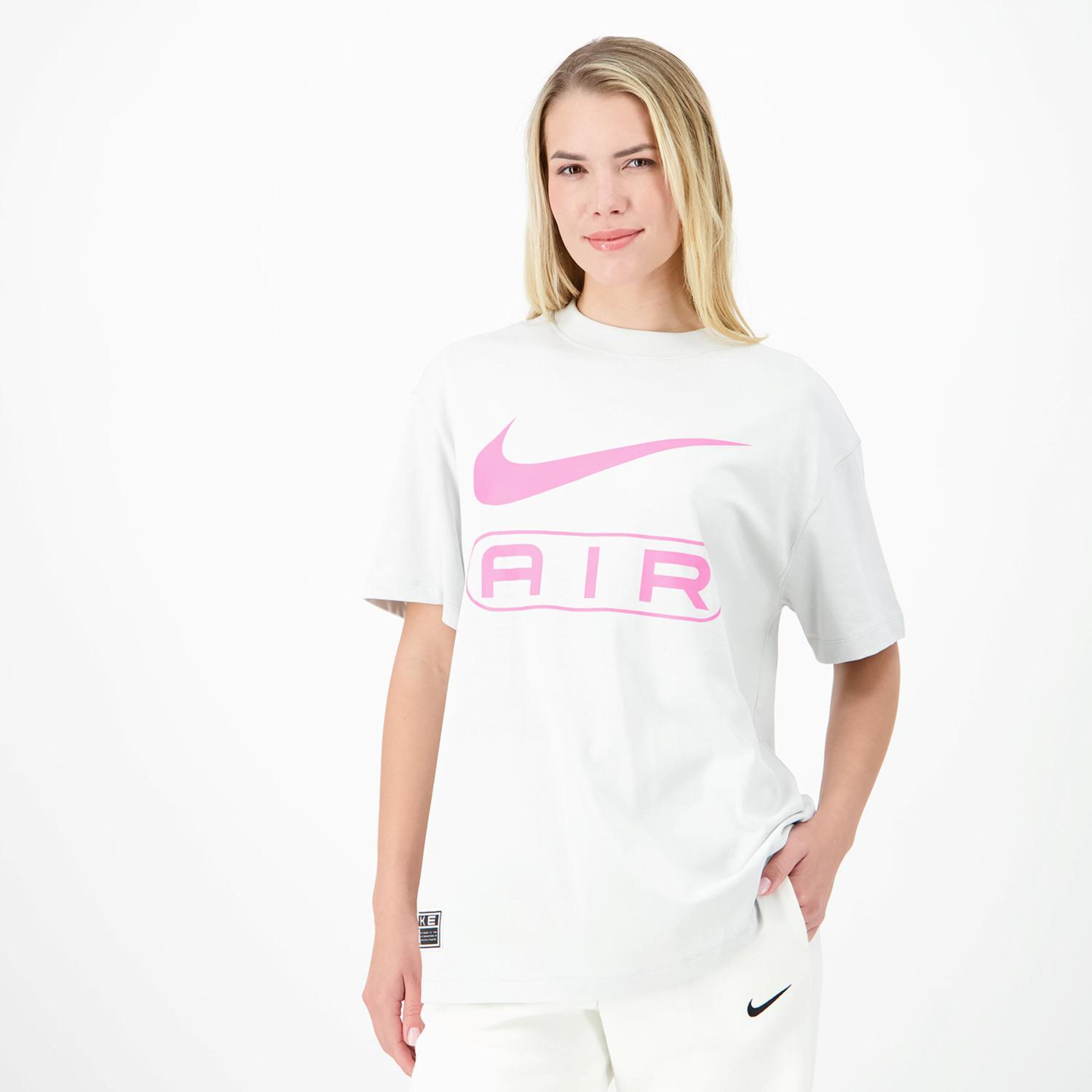 Nike Air Bf - gris - Camiseta Oversize Mujer