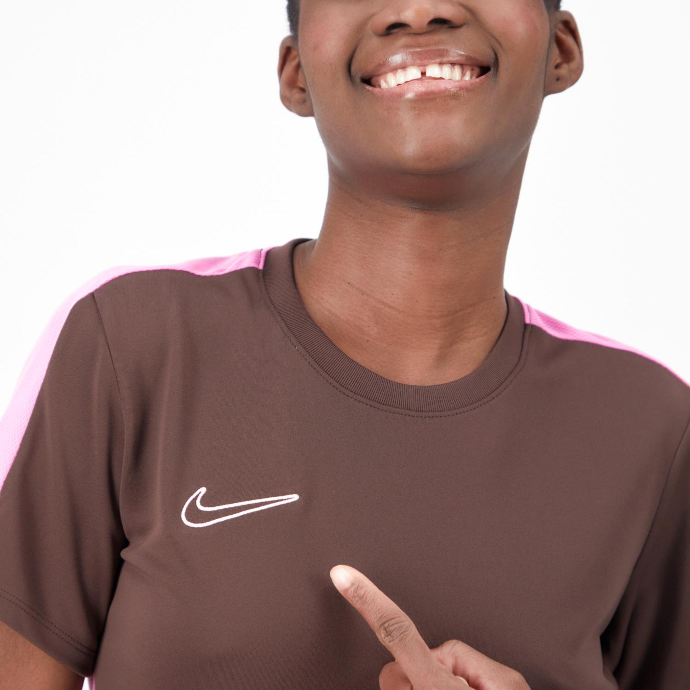 Nike Academy 23 - Marrón - Camiseta Fútbol Mujer