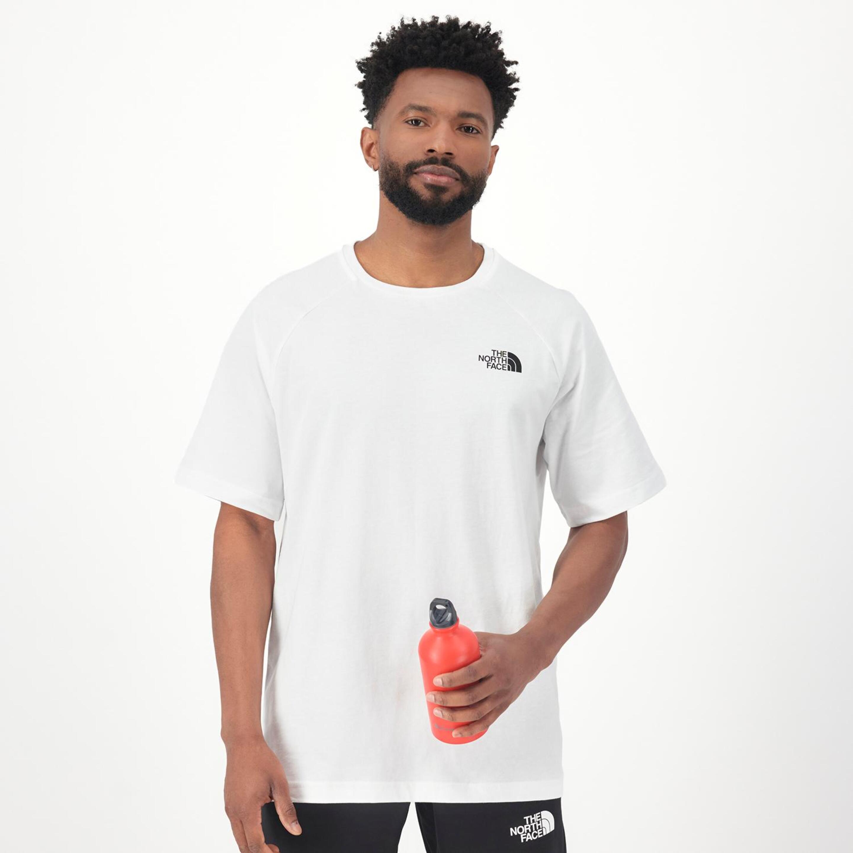 The North Face North Faces - blanco - T-shirt Montanha Homem