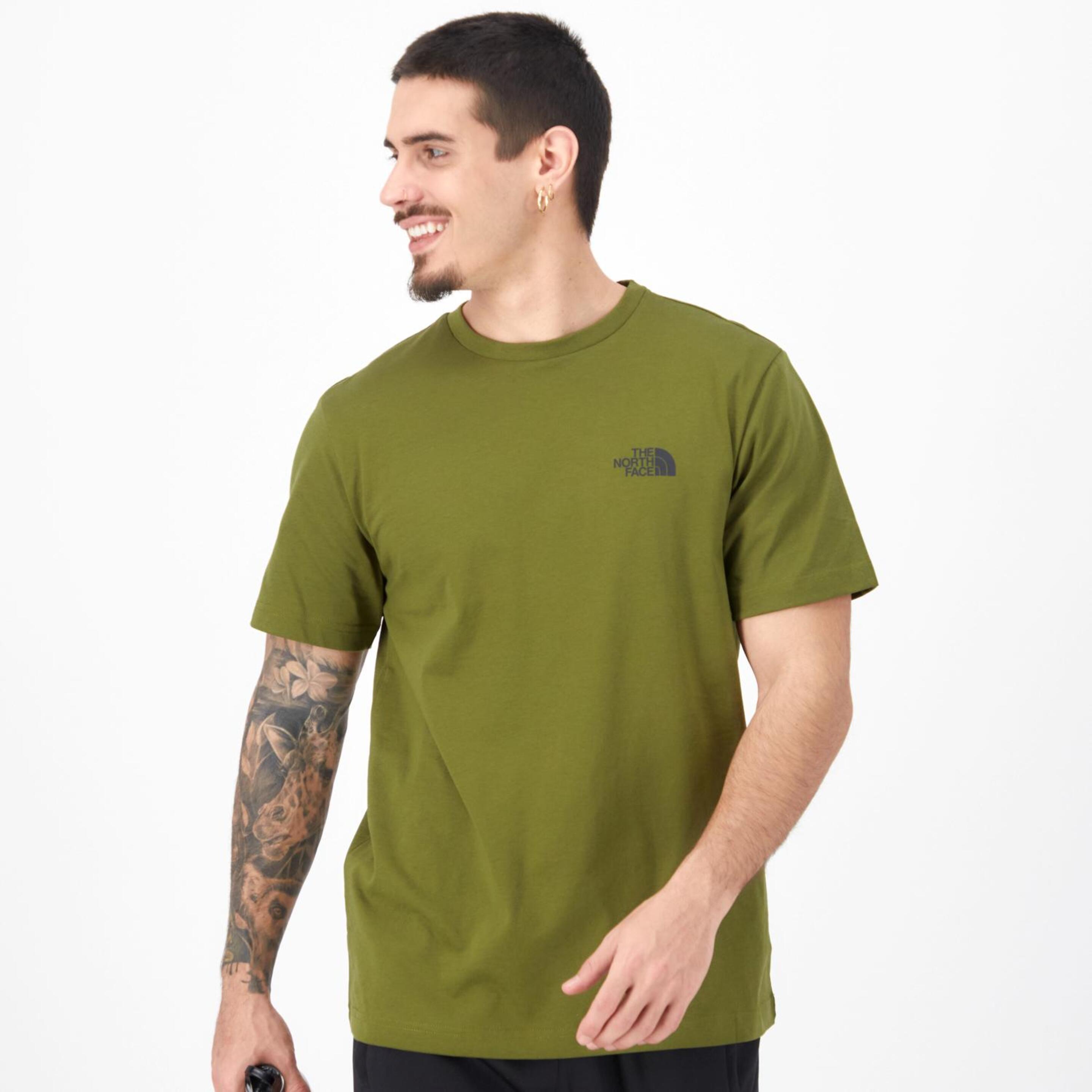 The North Face Simple Dome - verde - T-shirt Trekking Homem