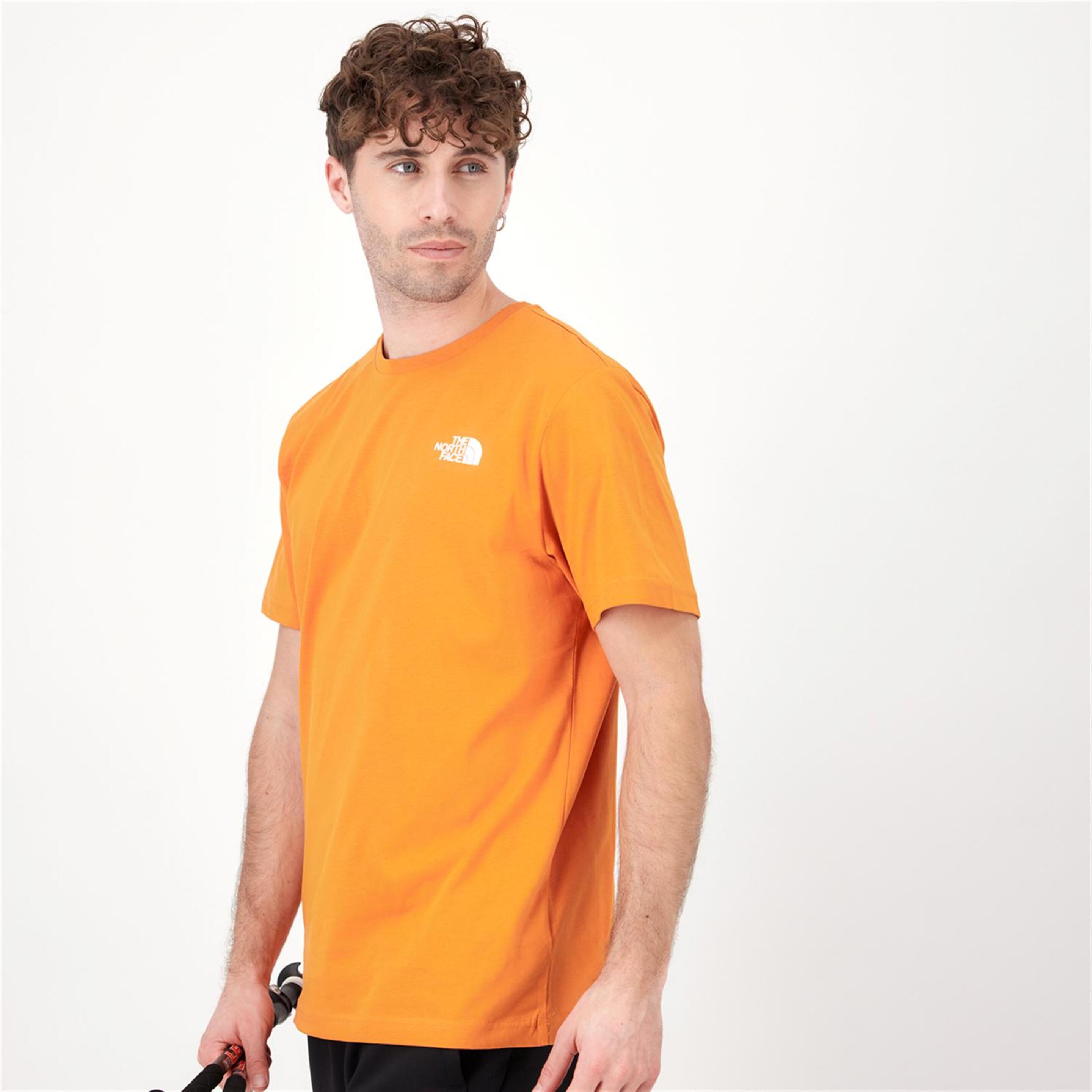 The North Face Redbox - Laranja - T-shirt Montanha Homem | Sport Zone