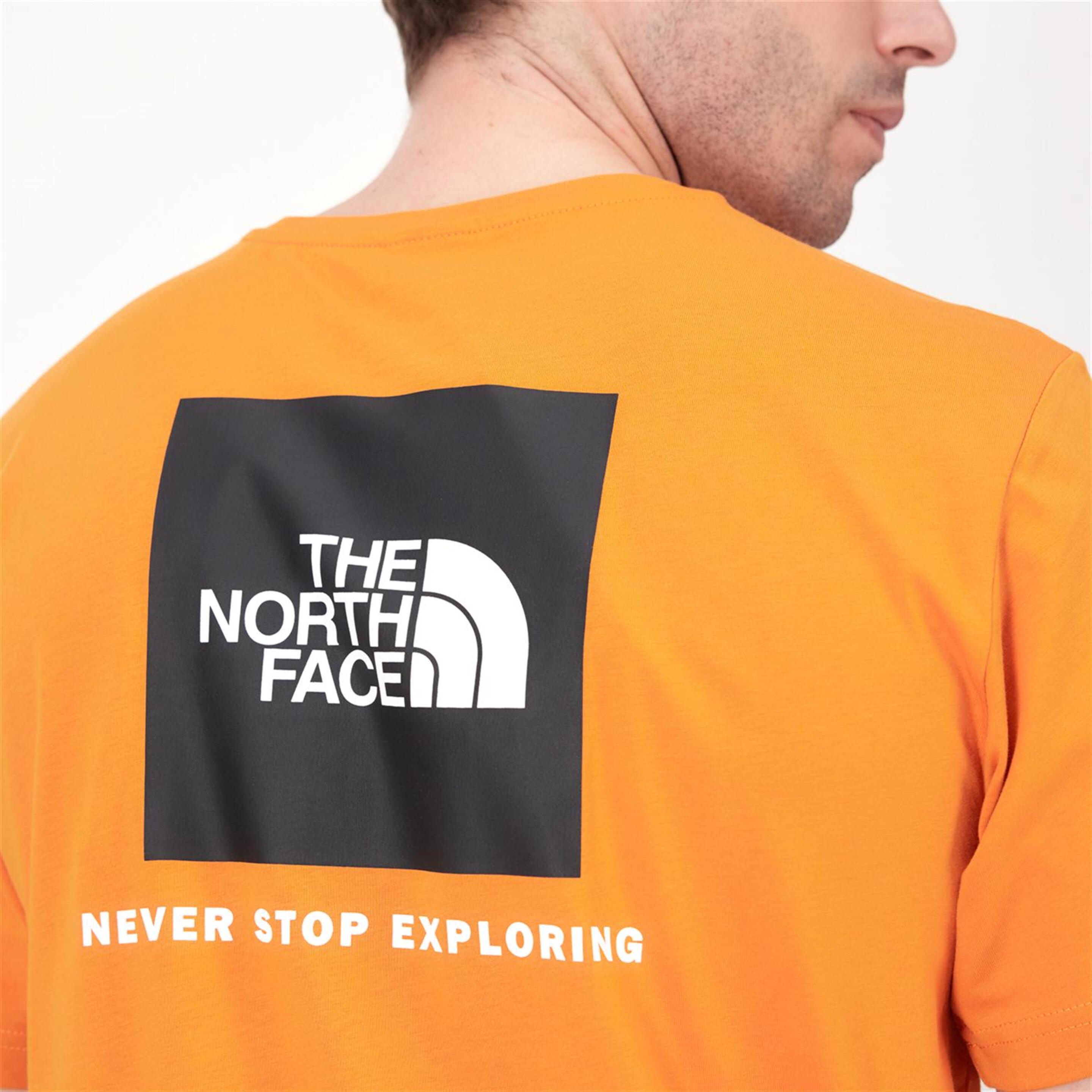 The North Face Redbox - Naranja - Camiseta Montaña Hombre