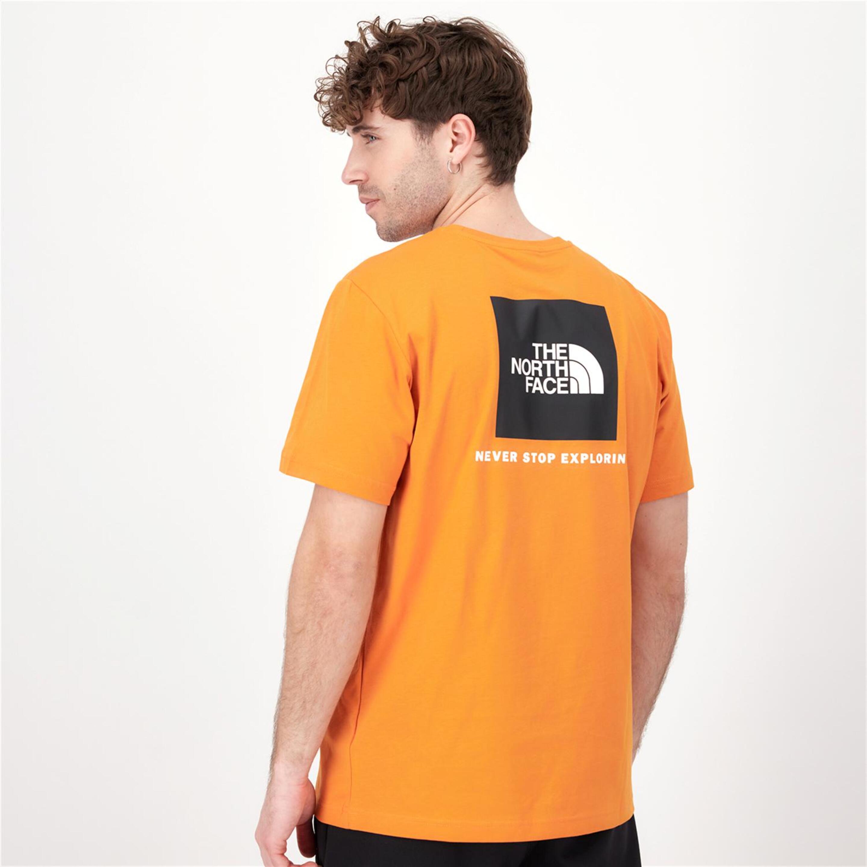 The North Face Redbox - Naranja - Camiseta Montaña Hombre