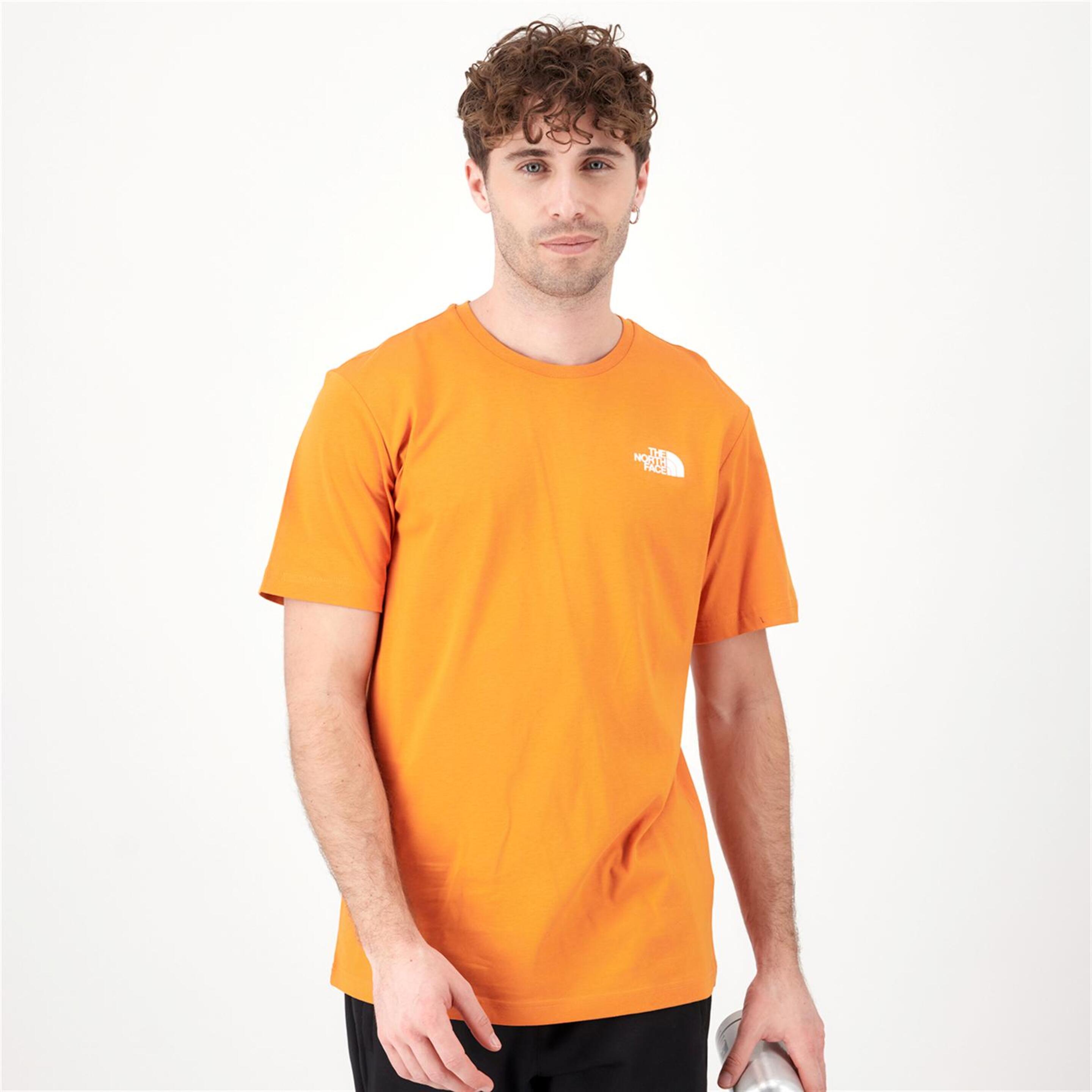 The North Face Redbox Celebration - naranja - Camiseta Montaña Hombre