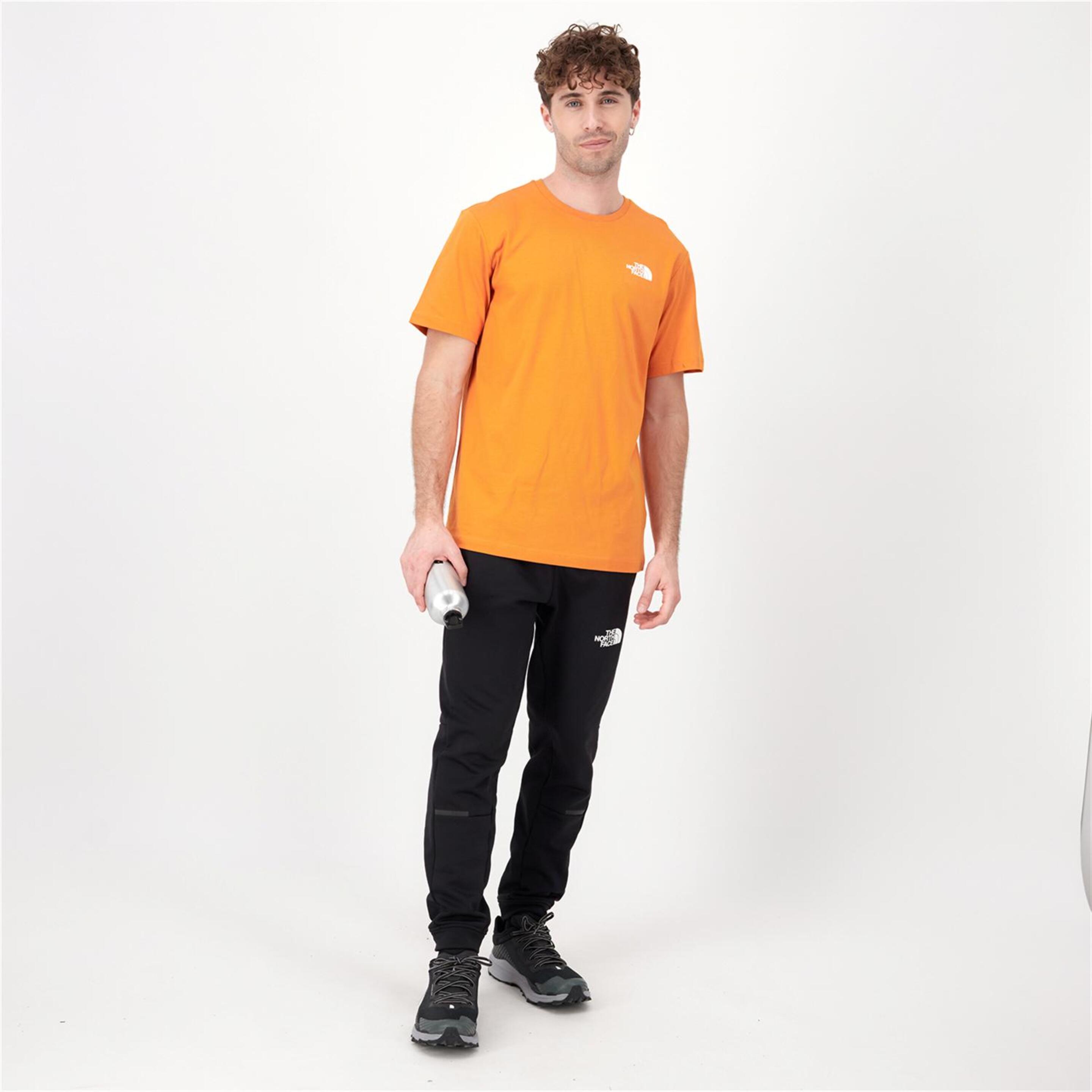 The North Face Redbox Celebration - Naranja - Camiseta Montaña Hombre