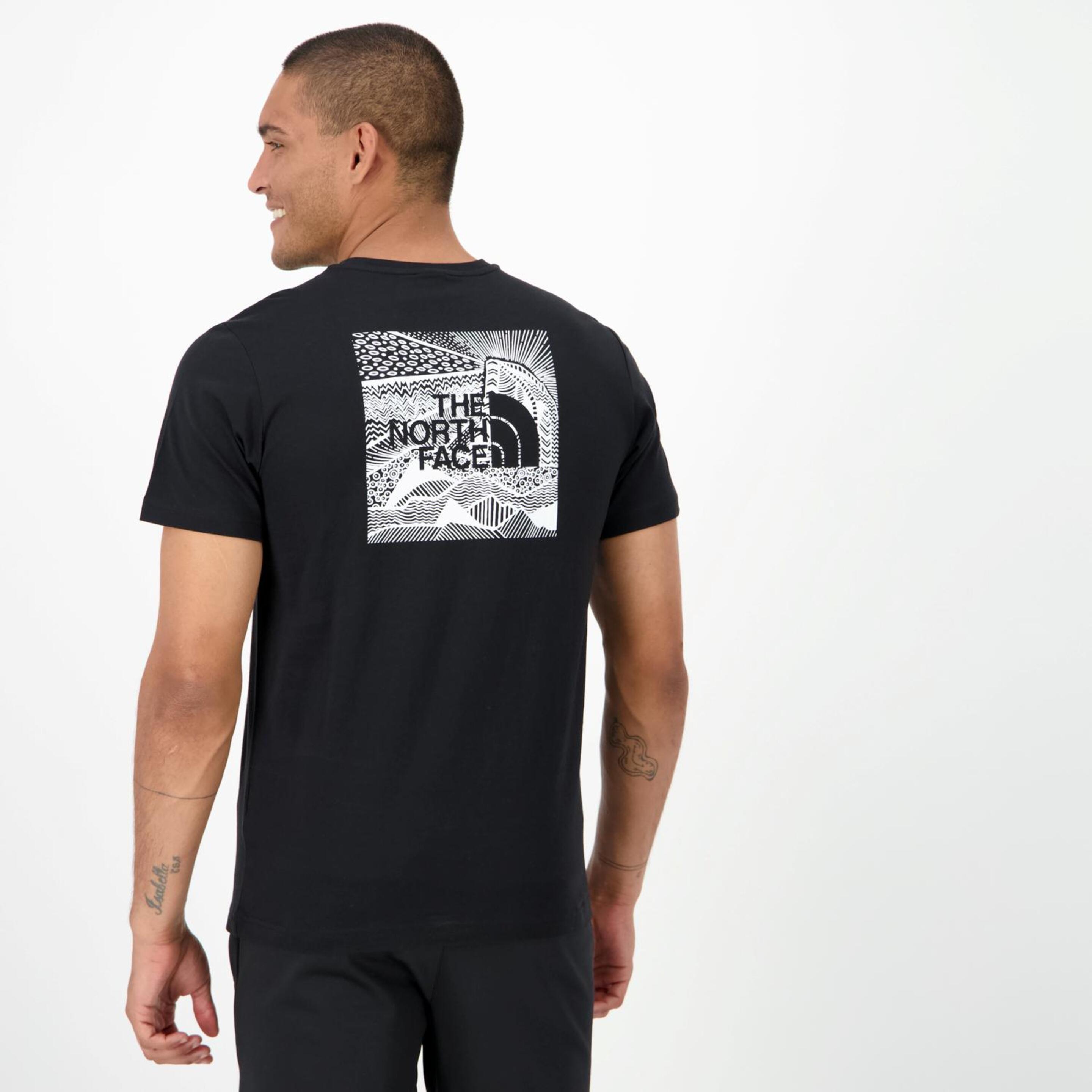 The North Face Redbox Celebration - Negro - Camiseta Montaña Hombre
