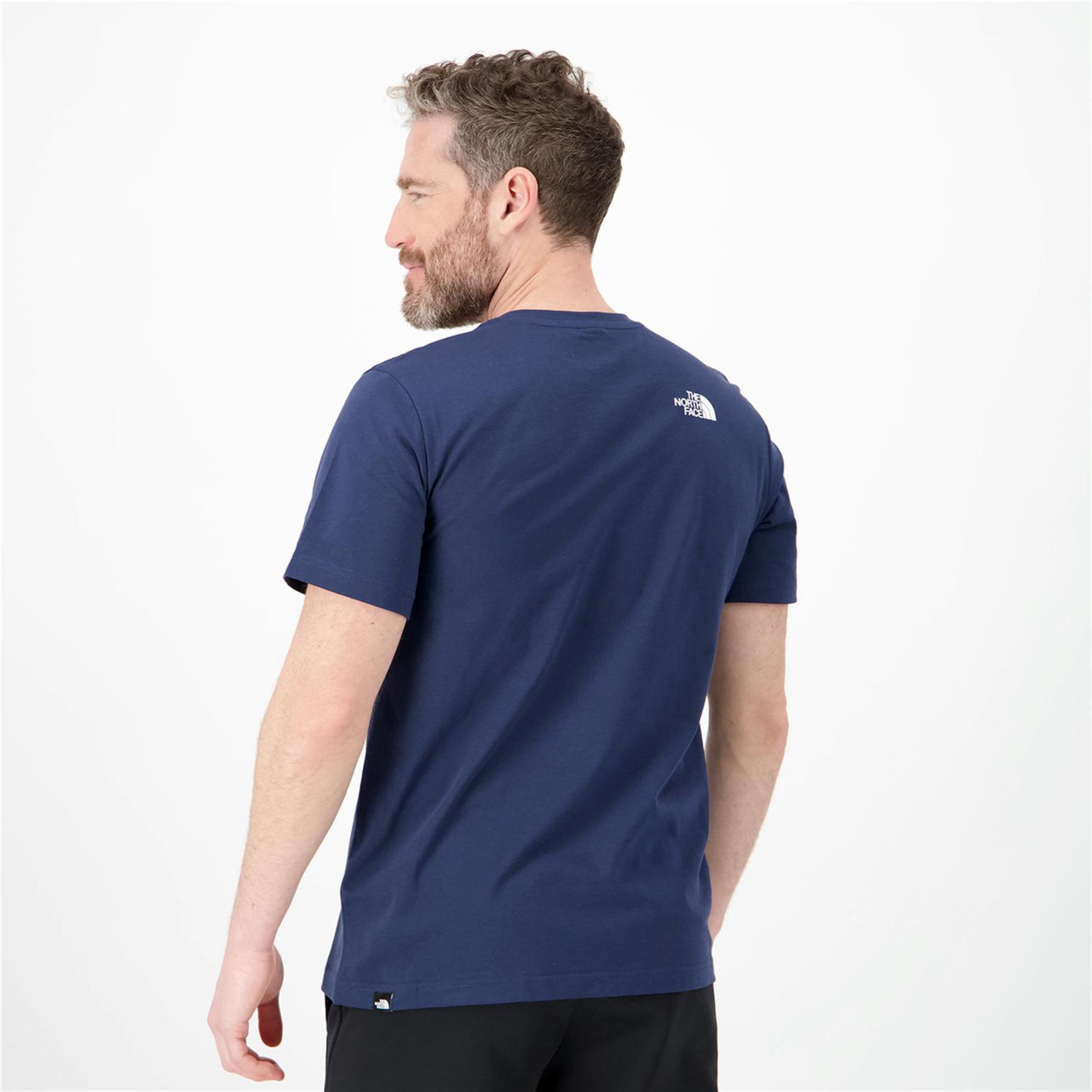 The North Face Simple Dome - Azul - T-shirt Trekking Homem | Sport Zone