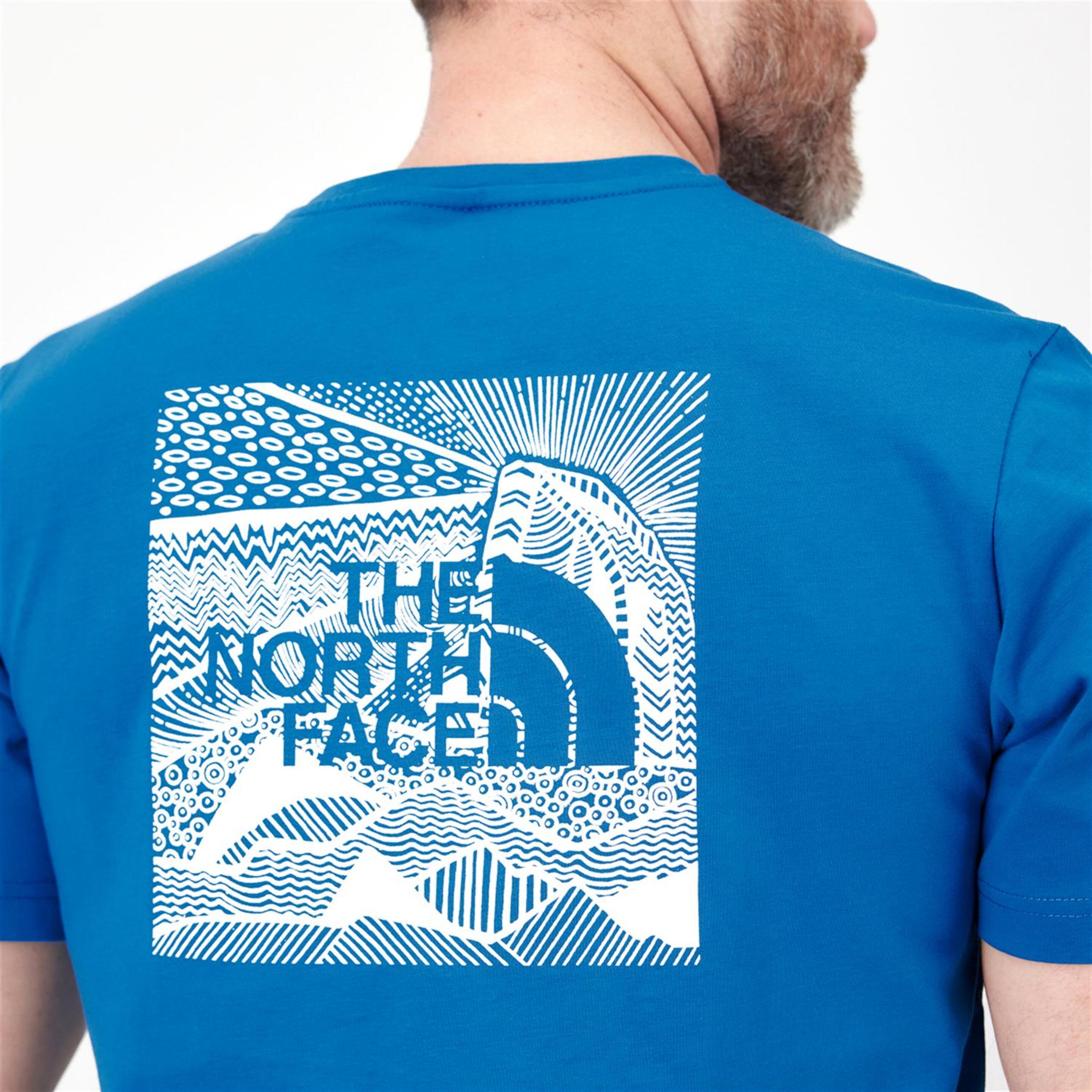 The North Face Redbox Celebration - Azul - Camiseta Montaña Hombre