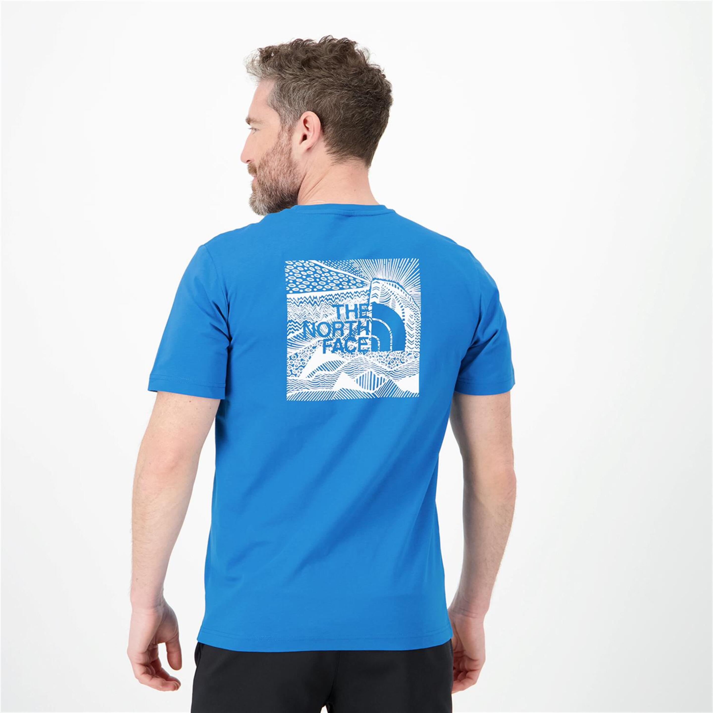 The North Face Redbox Celebration - Azul - Camiseta Montaña Hombre