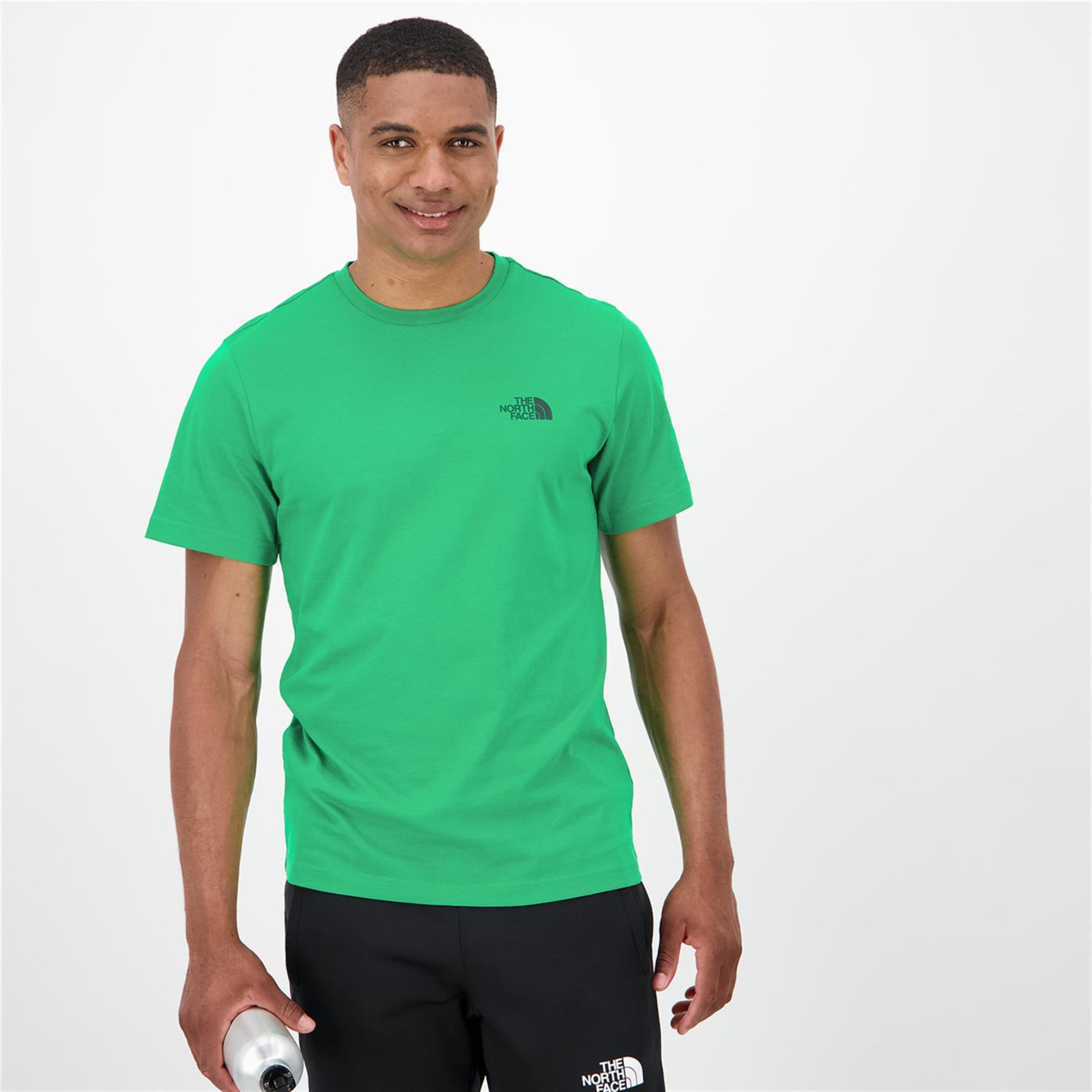 The North Face Simple Dome - verde - T-shirt Trekking Homem