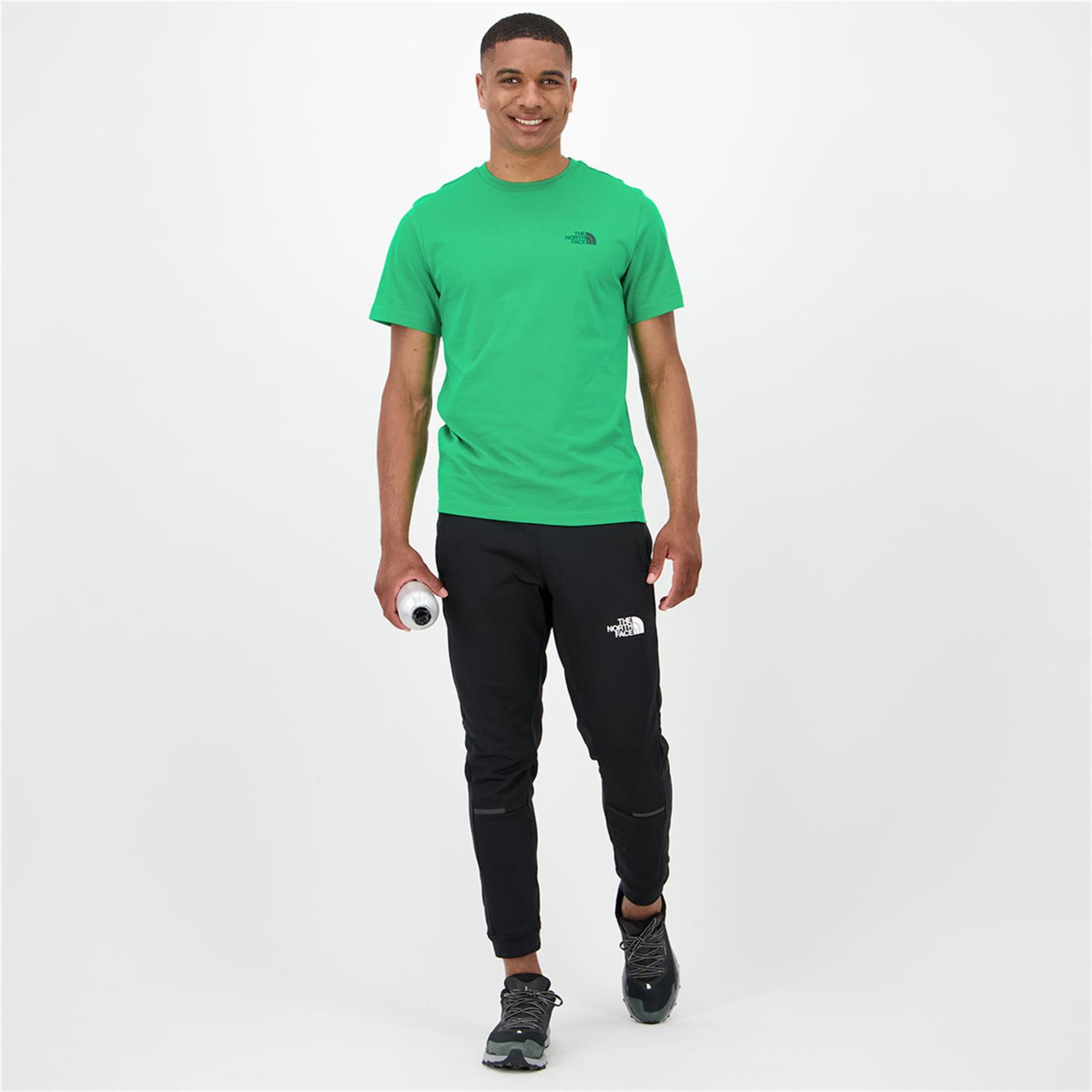 The North Face Simple Dome - Verde - Camiseta Trekking Hombre