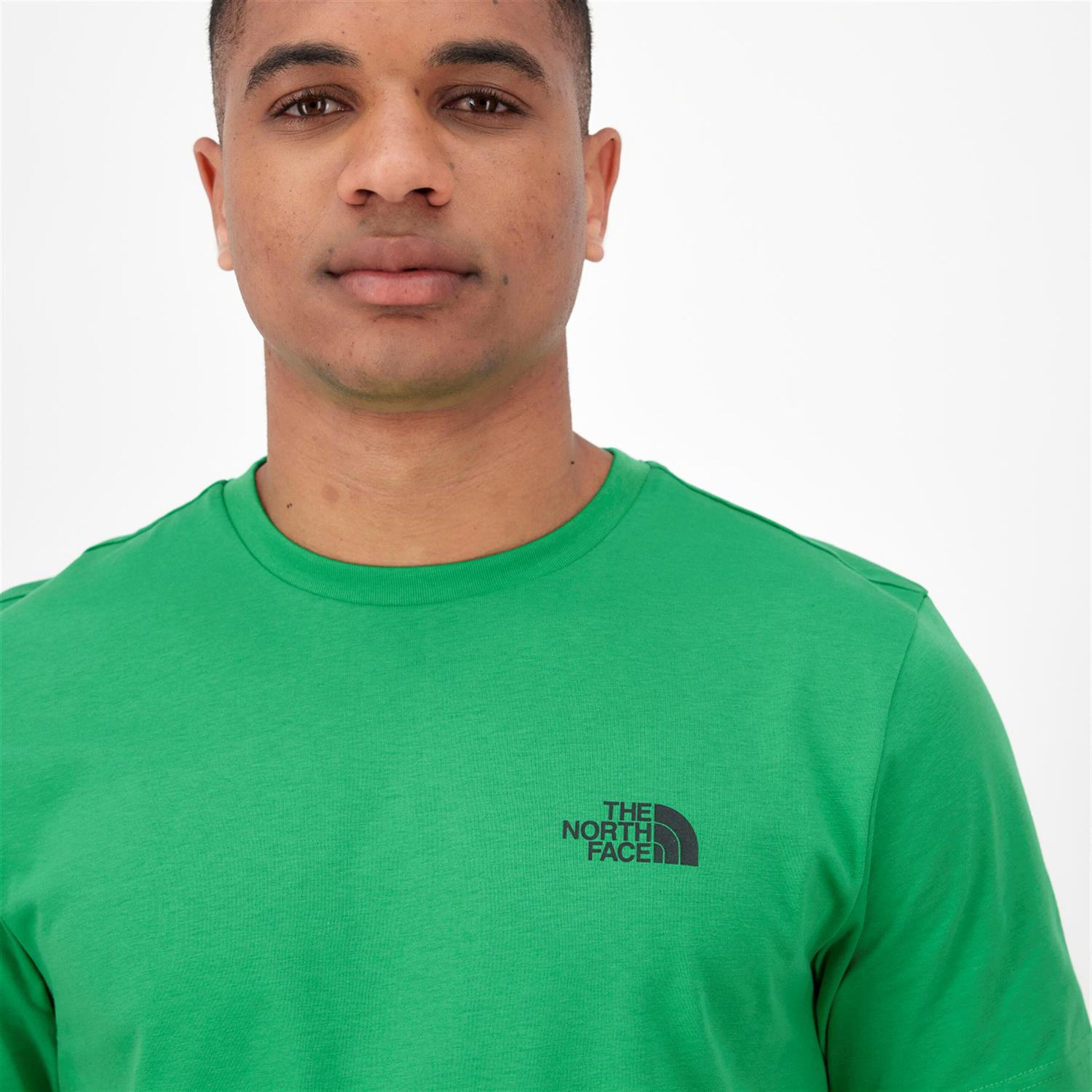 The North Face Simple Dome - Verde - Camiseta Trekking Hombre