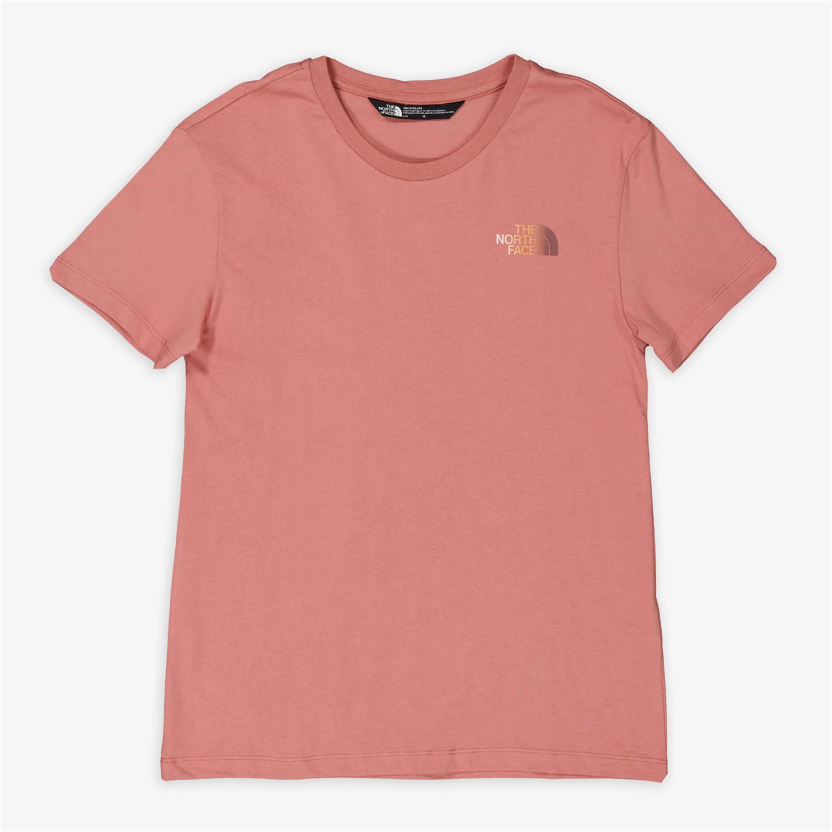 The North Face Relaxed Graphic 2 - rosa - Camiseta Trekking Niña