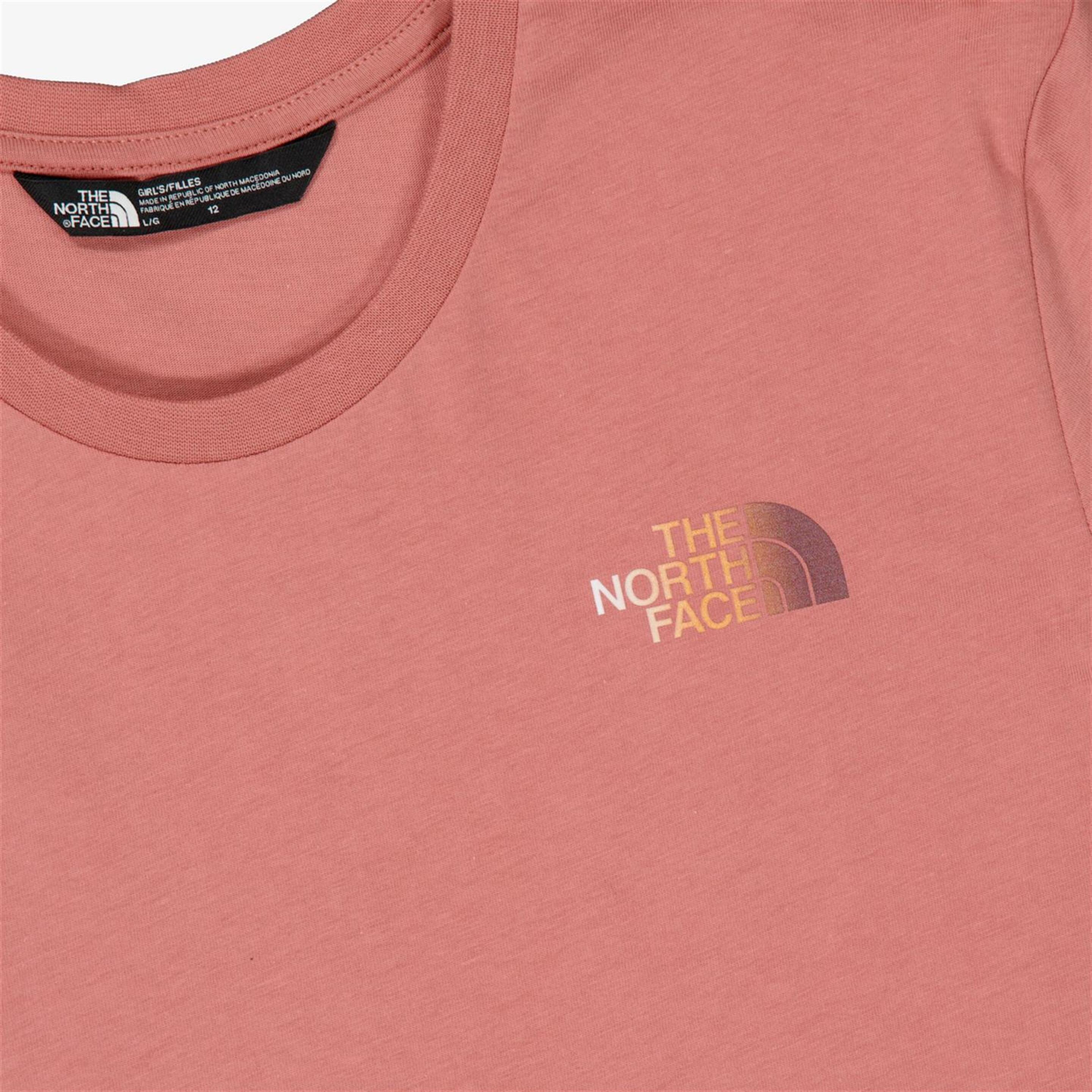The North Face Relaxed Graphic 2 - Rosa - Camiseta Trekking Niña