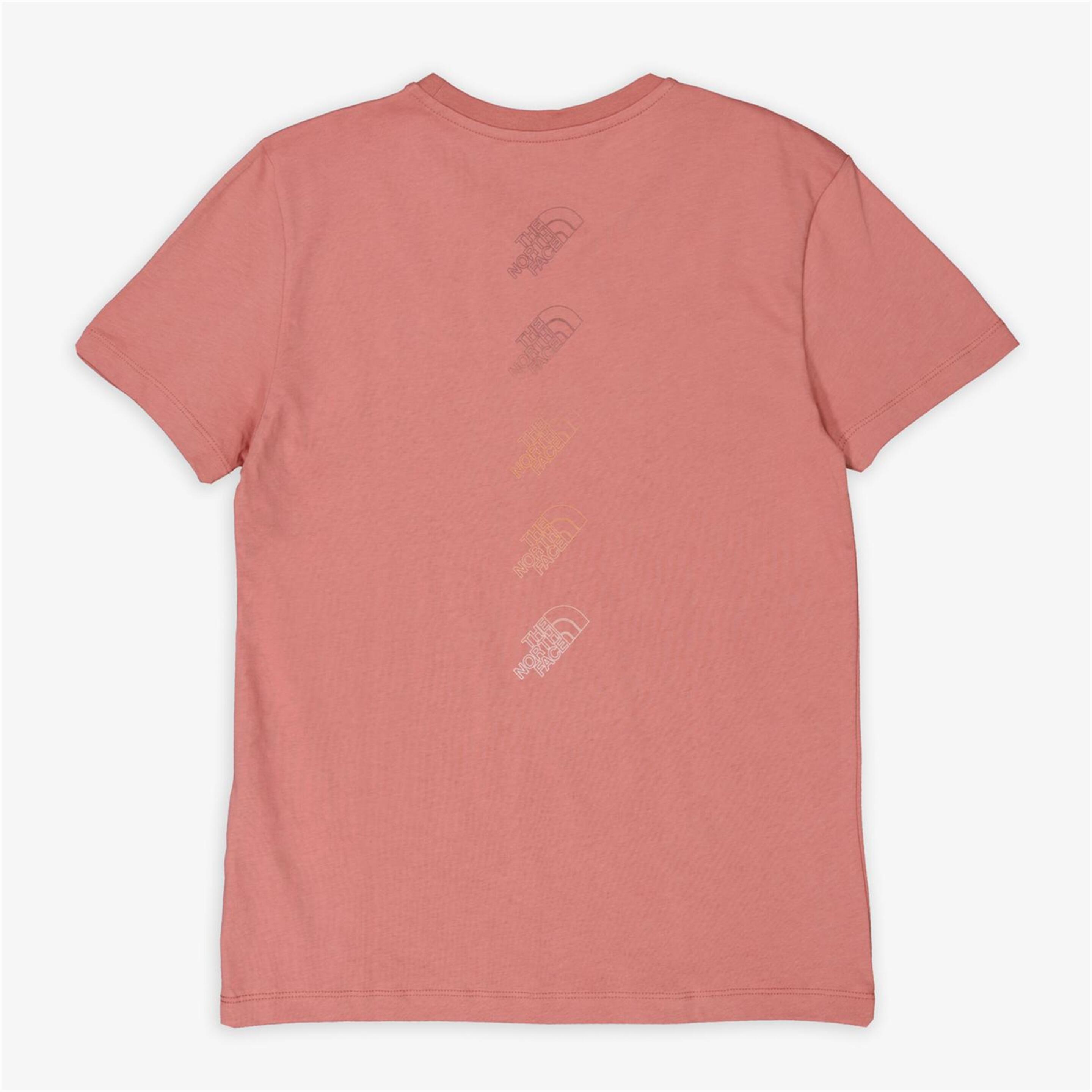 The North Face Relaxed Graphic 2 - Rosa - Camiseta Trekking Niña