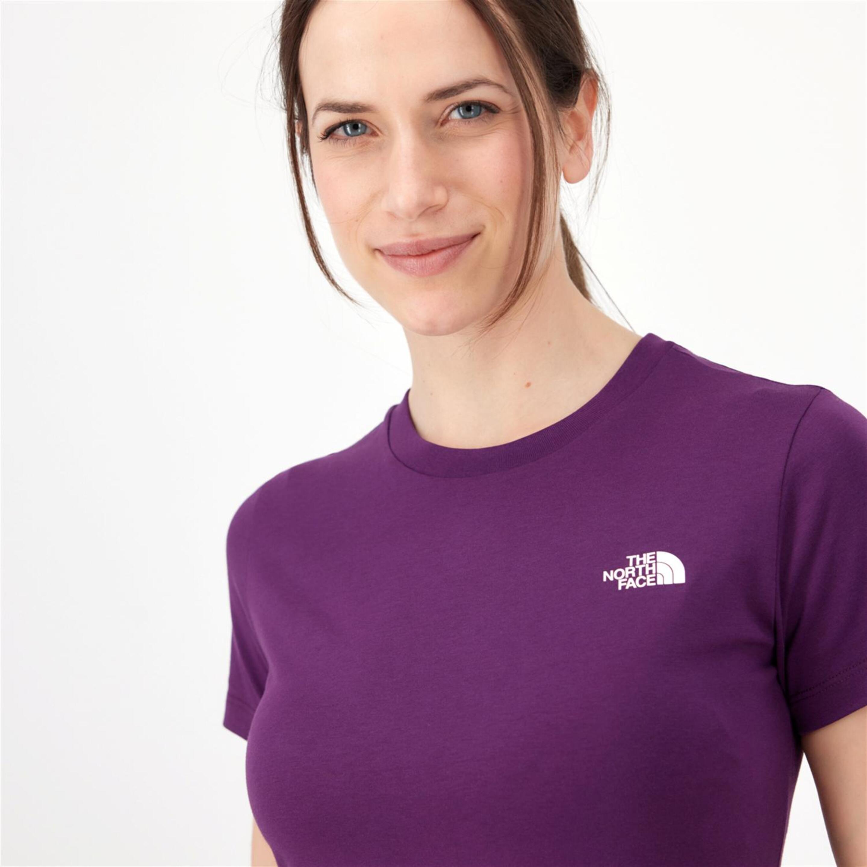 The North Face Simple Dome - Morado - Camiseta Trekking Mujer