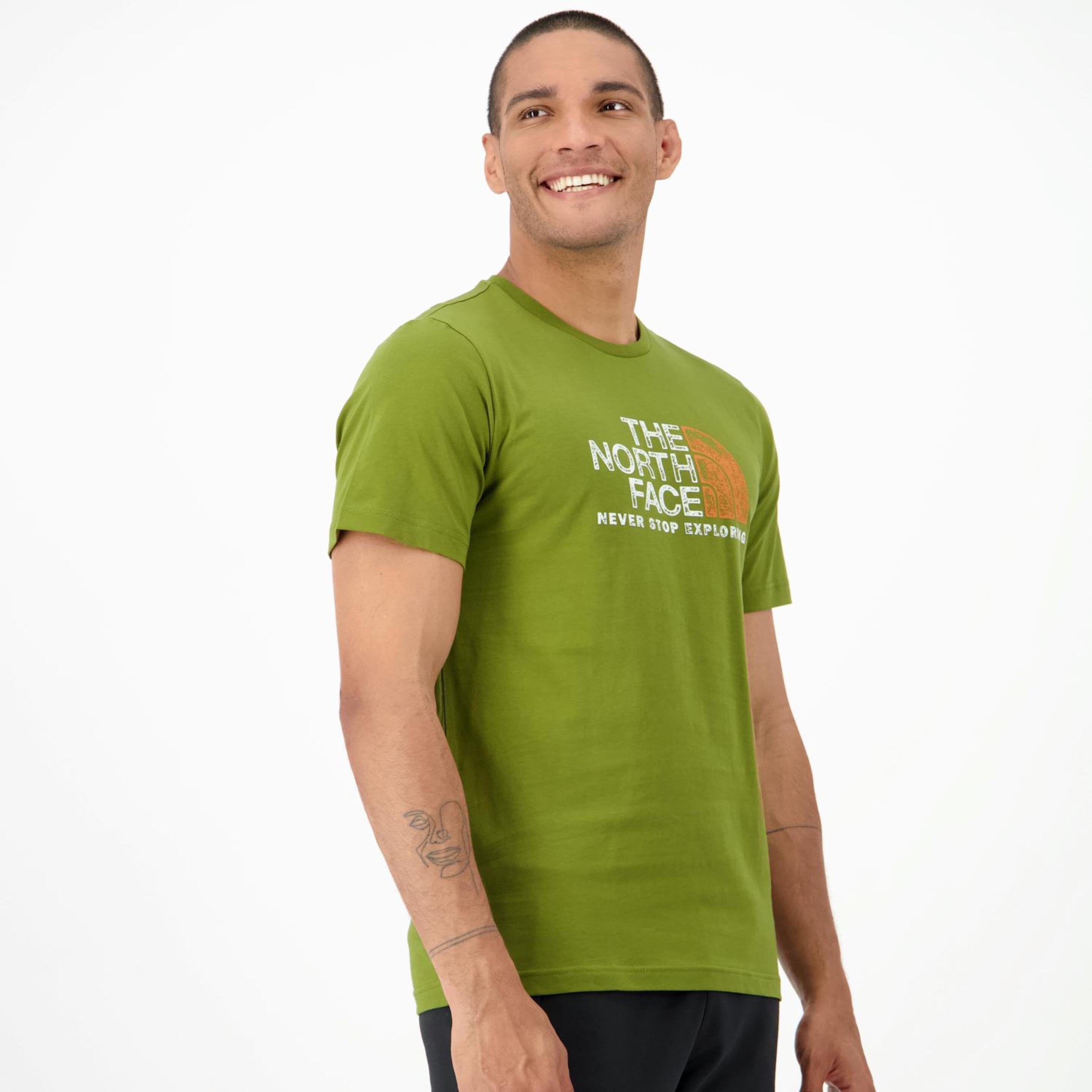 The North Face Rust 2 - Caqui - T-shirt Montanha Homem | Sport Zone