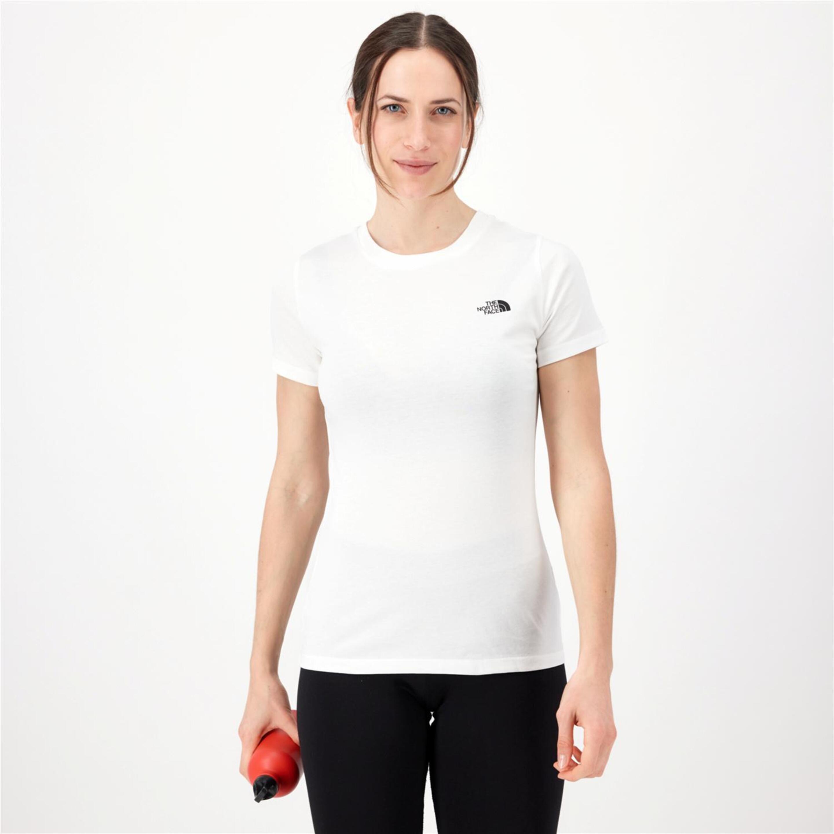 The North Face Simple Dome - blanco - Camiseta Trekking Mujer