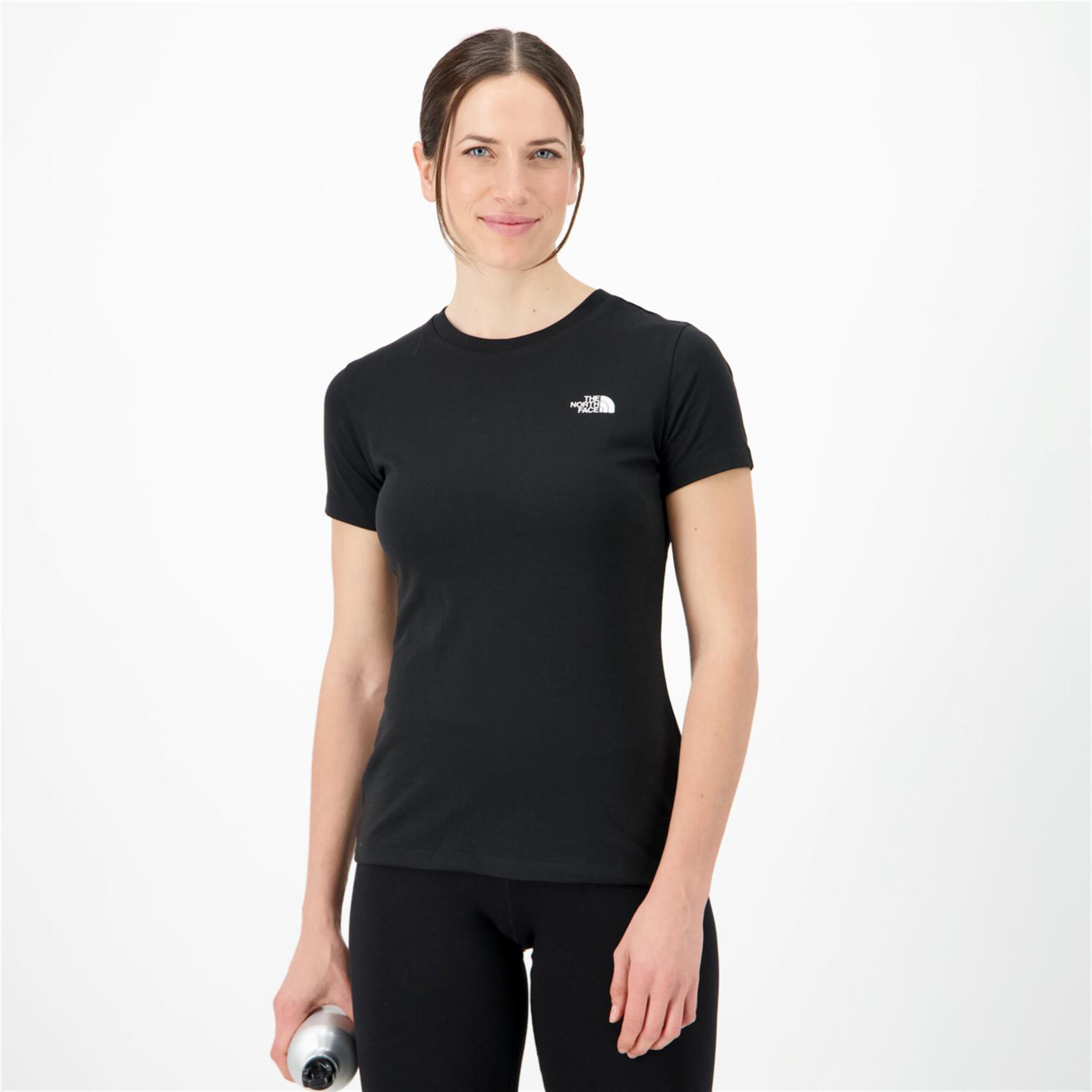 The North Face Simple Dome - Preto - T-shirt Trekking Mulher  | Sport Zone