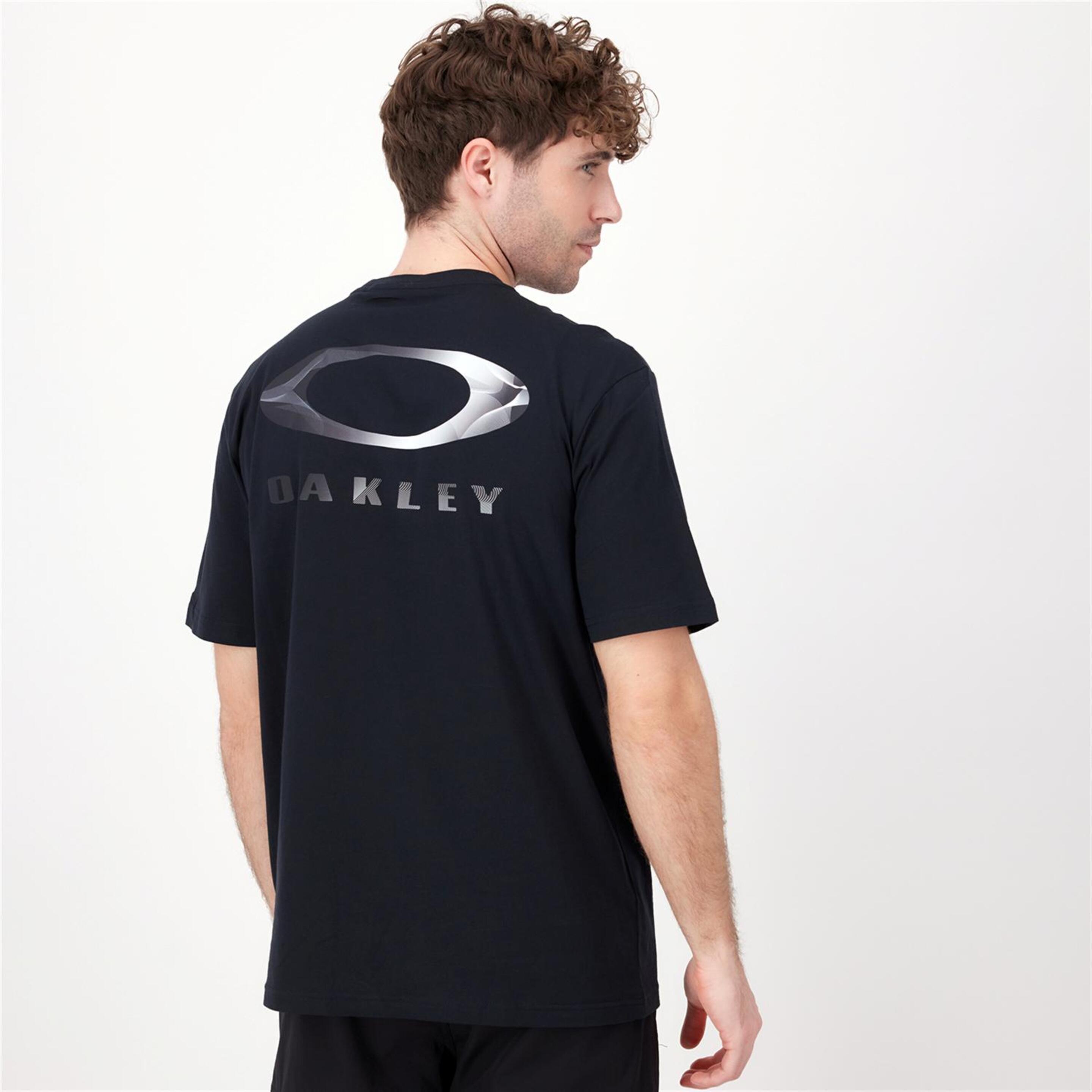 Oakley Ellipse Bark Metal - Preto - T-shirt Montanha Homem | Sport Zone