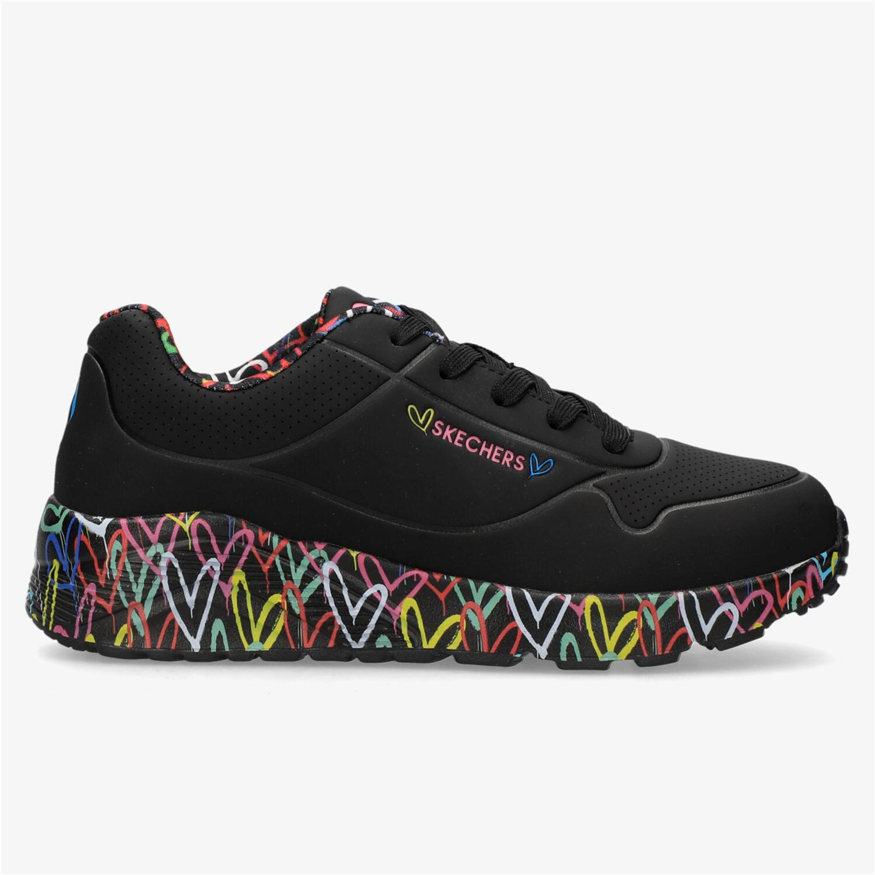 Skechers Uno Lite - negro - Zapatillas Niña