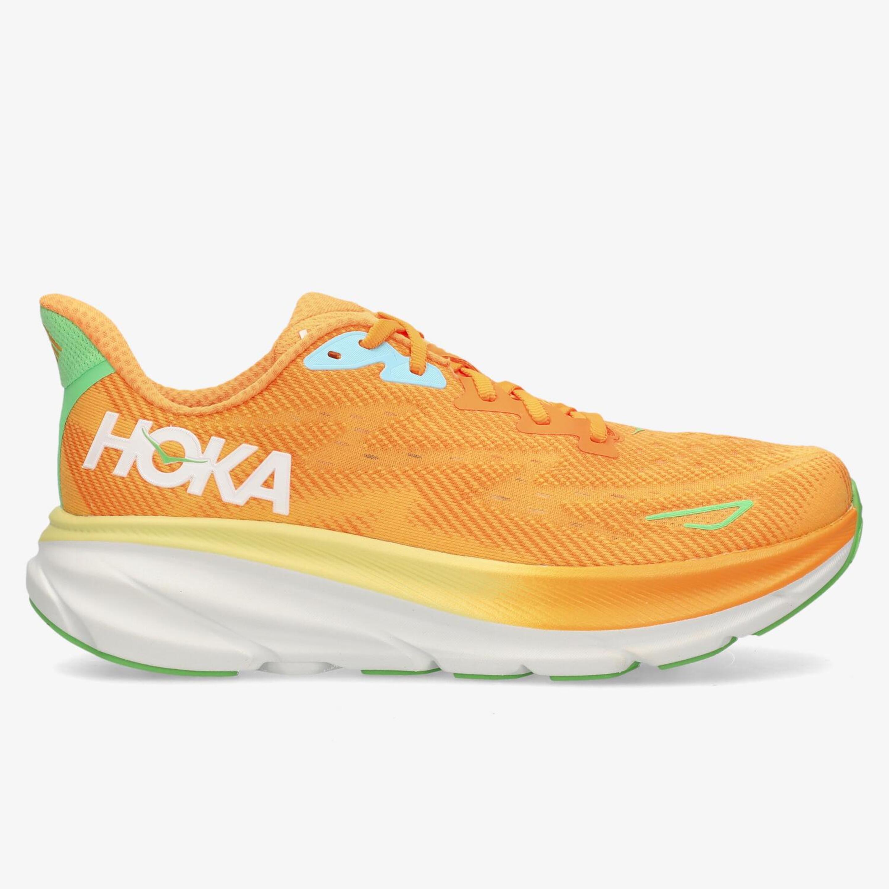 Hoka Clifton 9 - naranja - Sapatilhas Running Homem