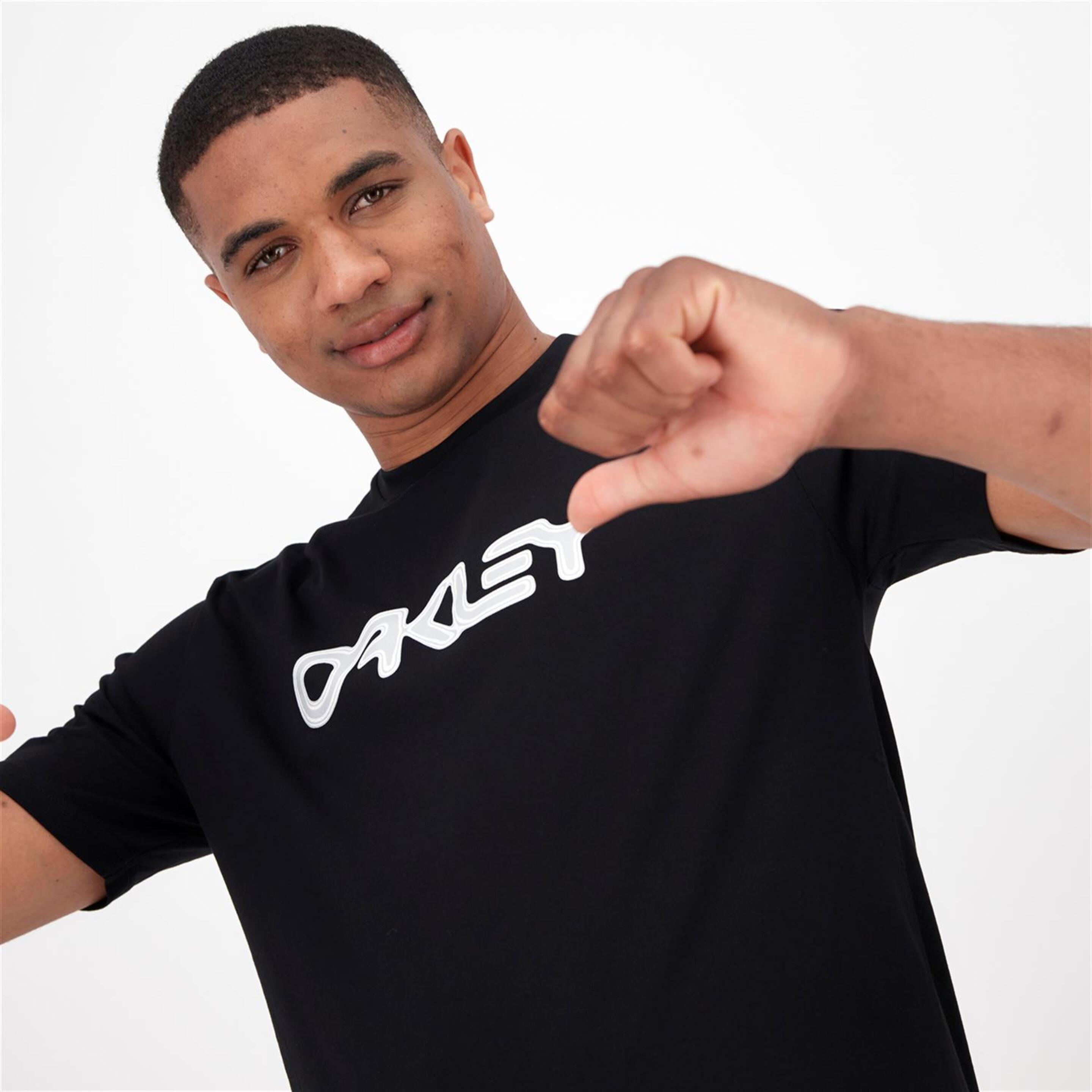 Oakley Mtl B1B - Negro - Camiseta Montaña Hombre