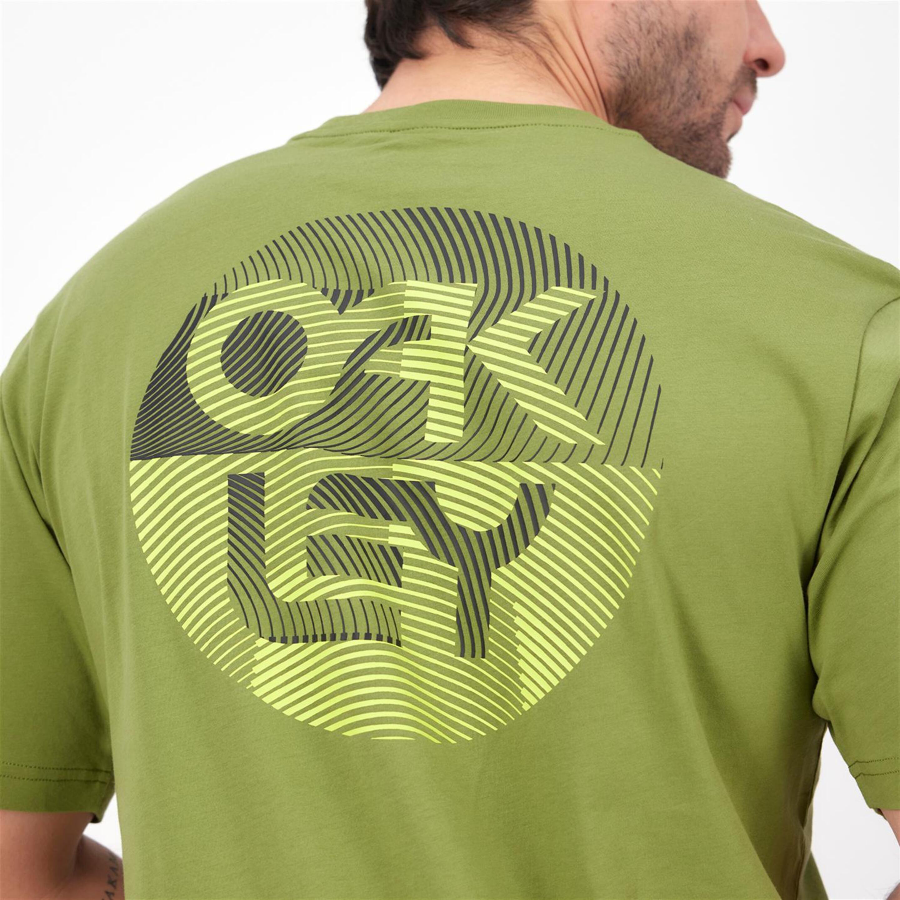 Oakley Fingerprint B1B - Kaki - Camiseta Montaña Hombre