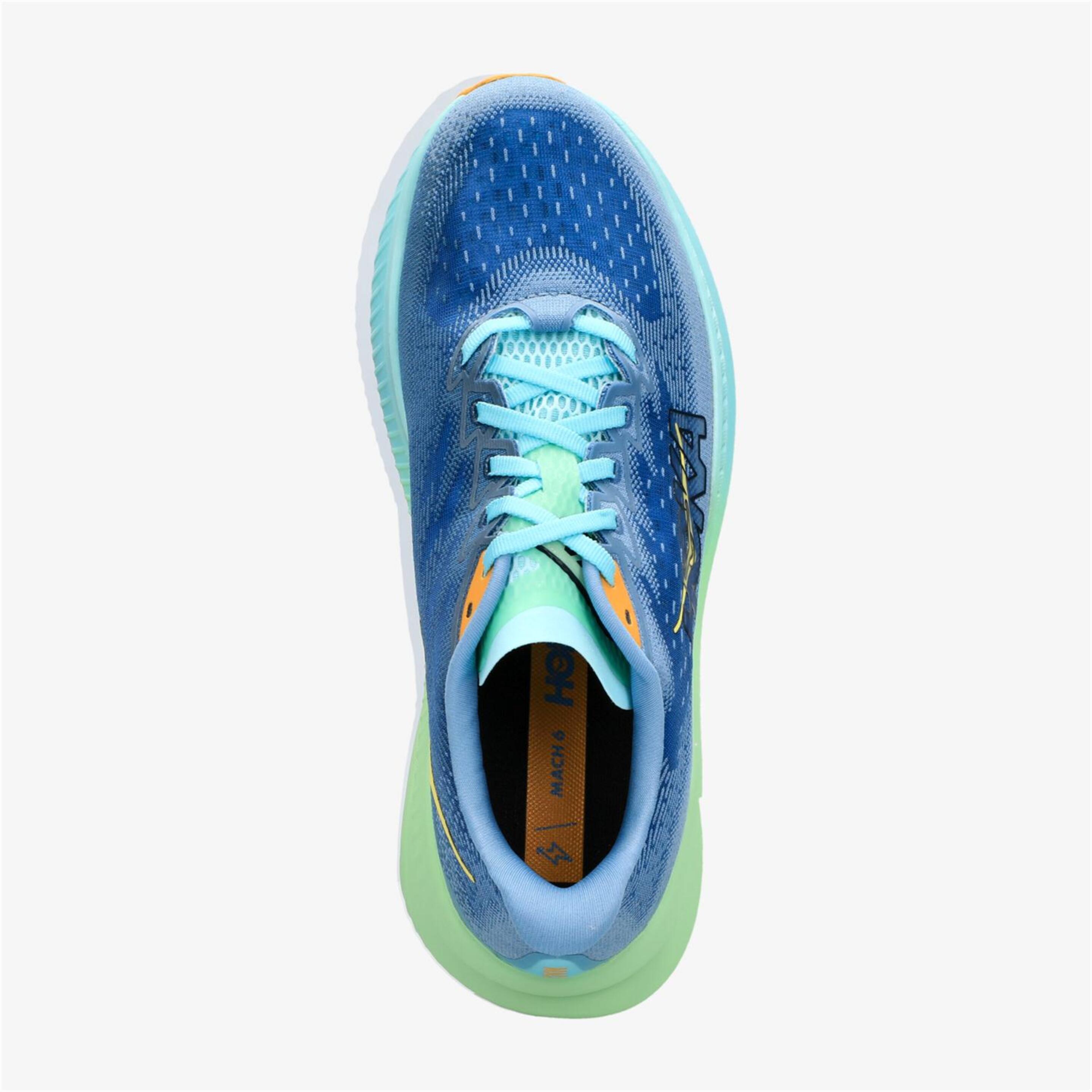 Hoka Mach 6 - Azul - Zapatillas Running Hombre