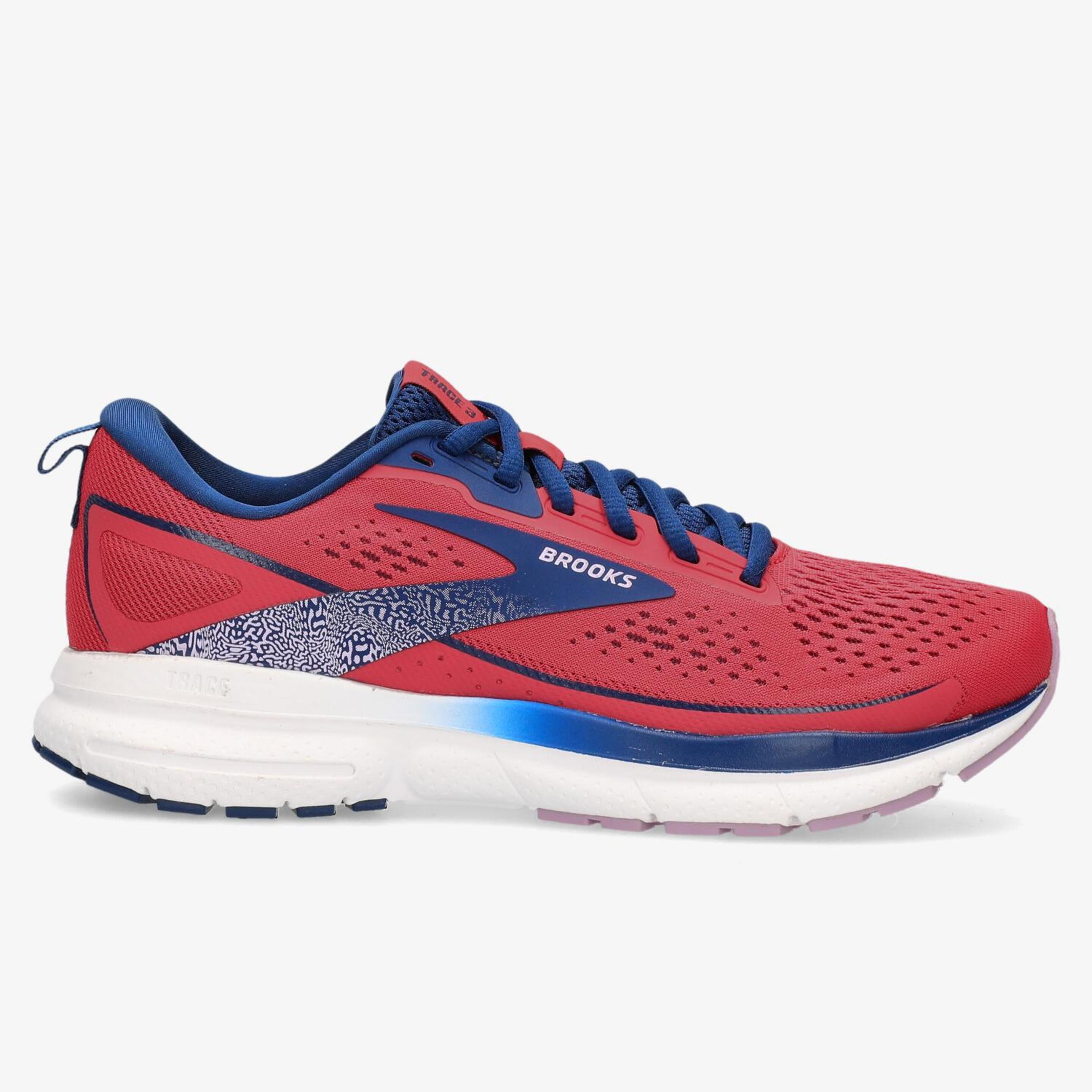 Brooks Trace 3 - rosa - Sapatilhas Running Mulher