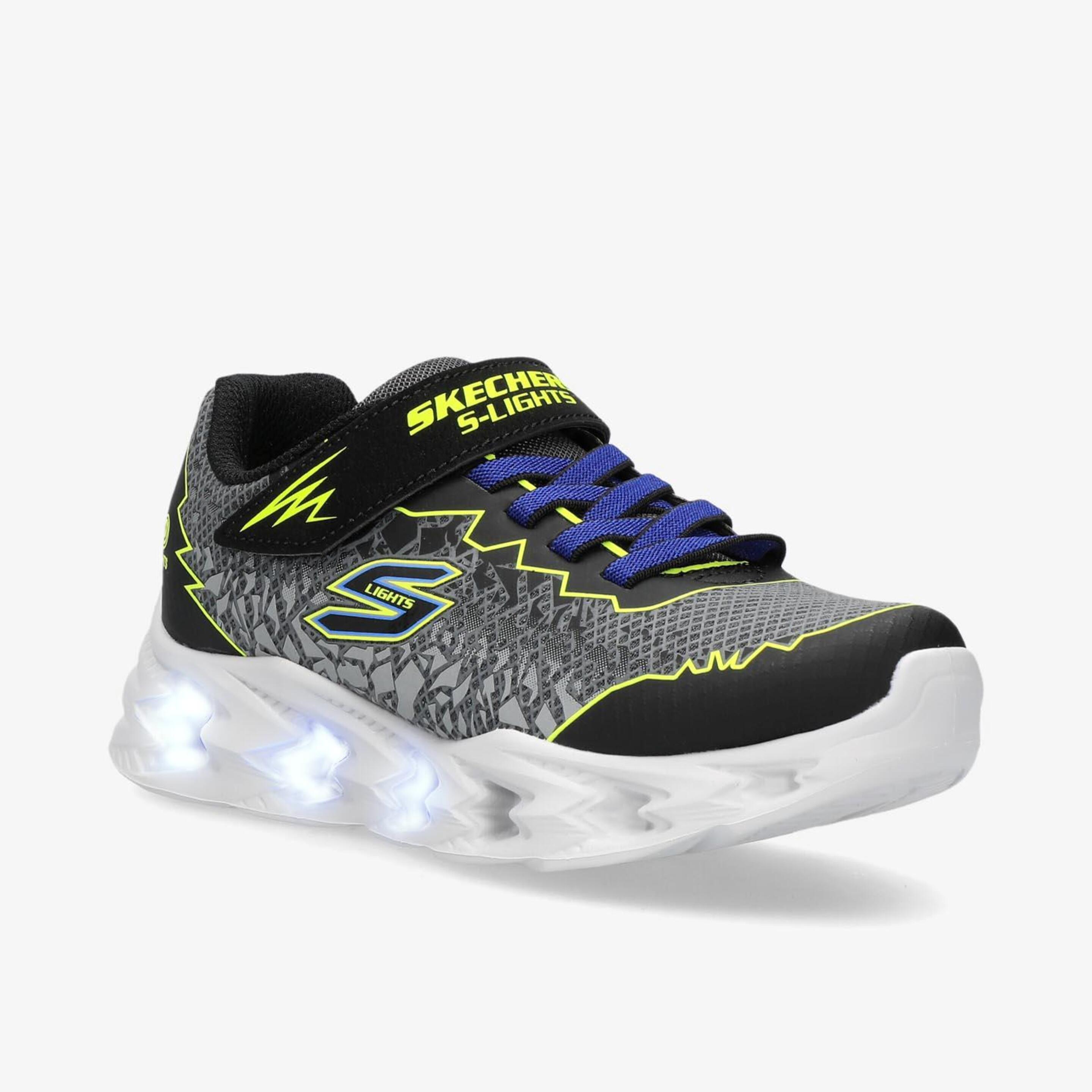 Skechers Vortex 2.0 - Negro - Zapatillas Running Niño  | Sprinter