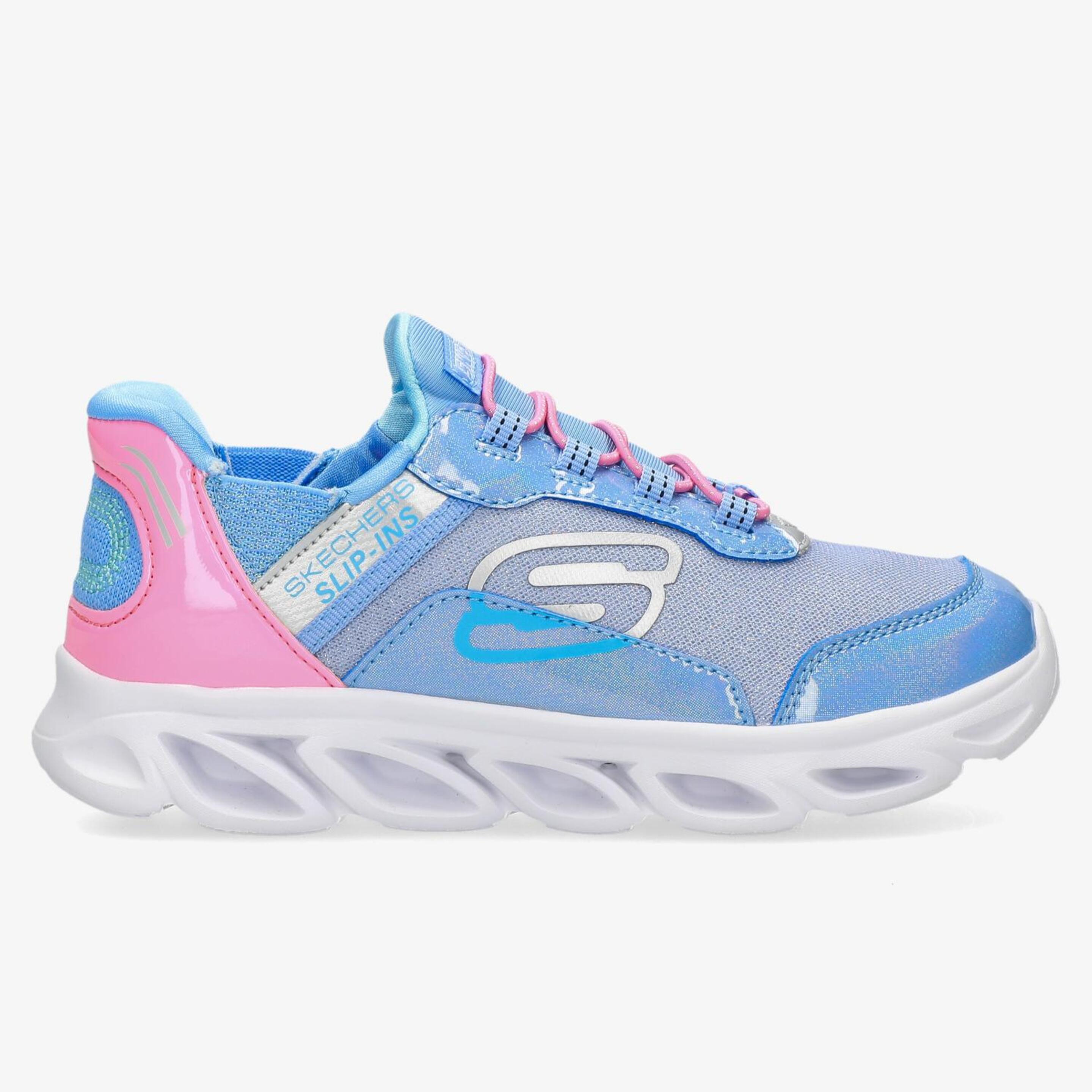 Skechers Flex Glide - azul - Zapatillas Niña