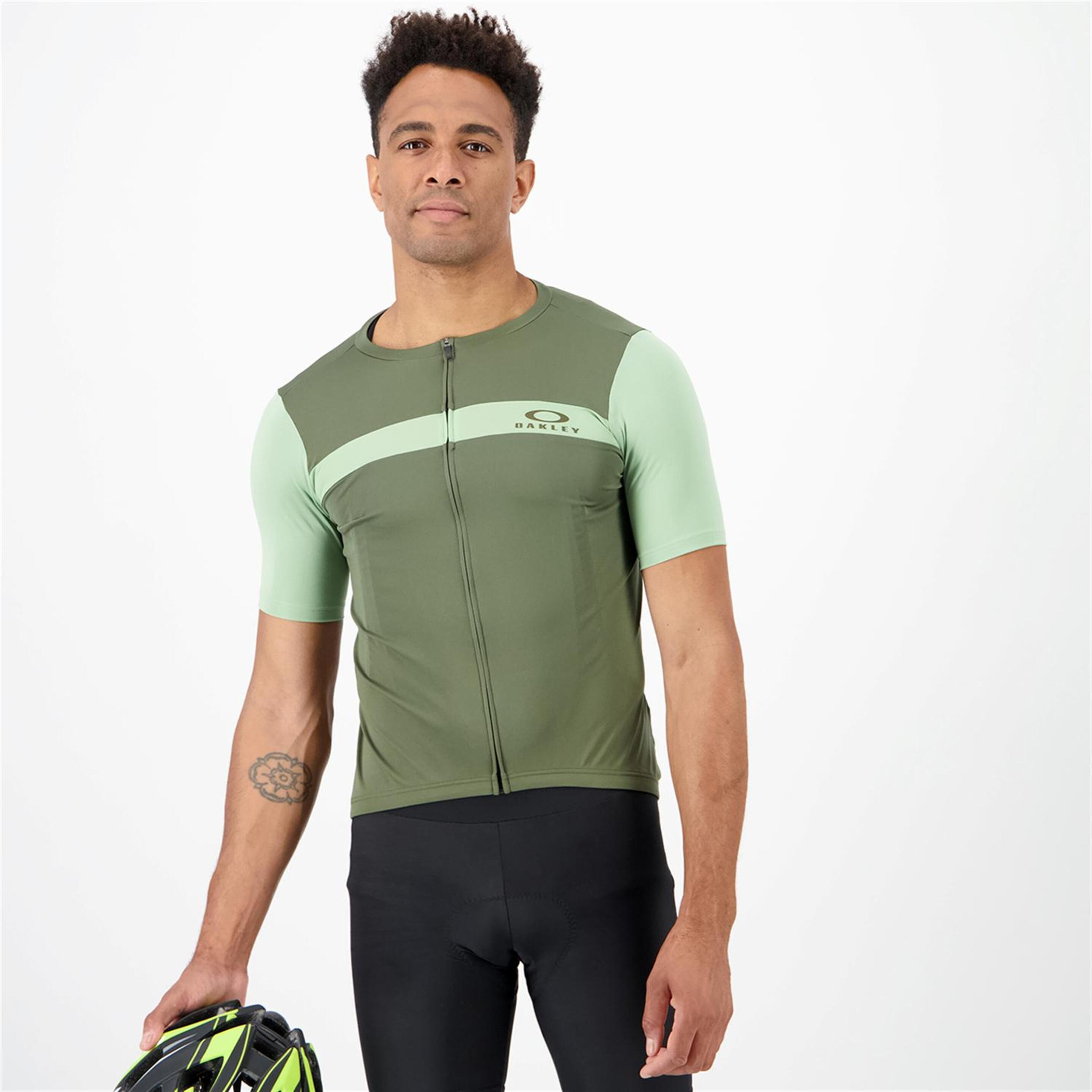 Oakley Icon Classic - verde - Jersey Ciclismo Homem