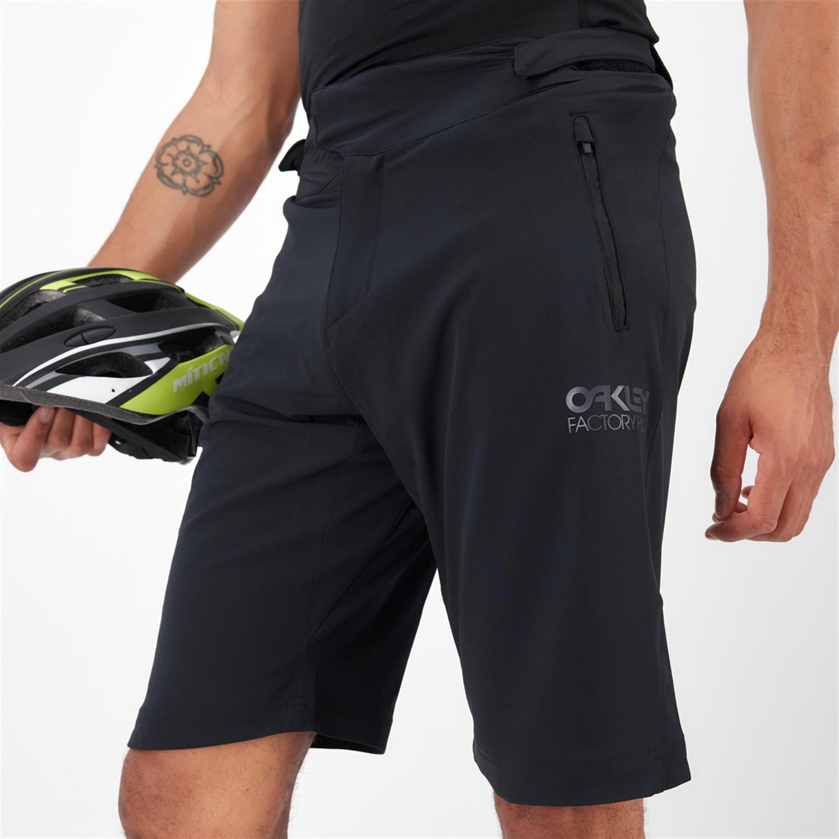 Oakley Factory Pilot Lite - negro - Pantalón Ciclismo Hombre