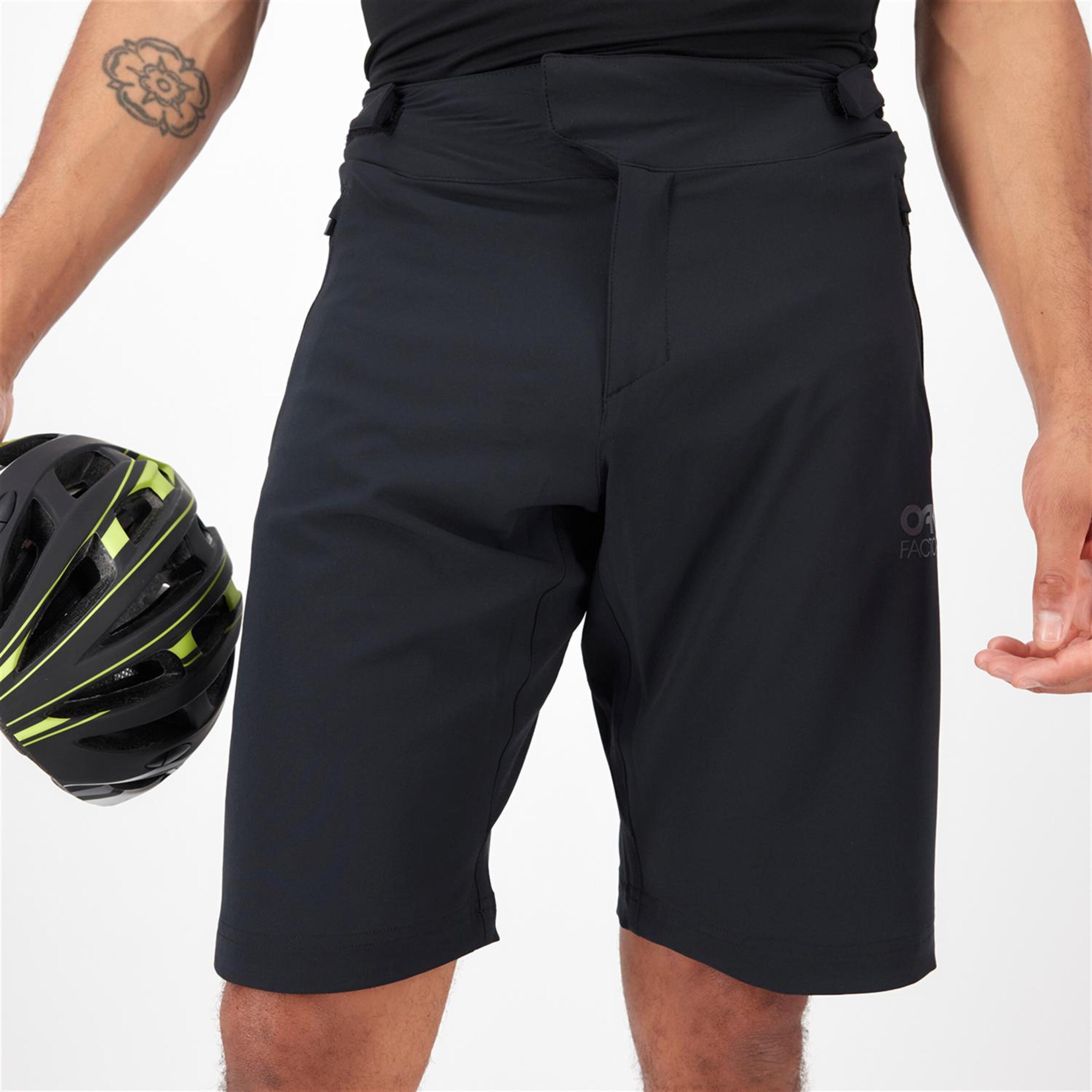 Oakley Factory Pilot Lite - Negro - Pantalón Ciclismo Hombre