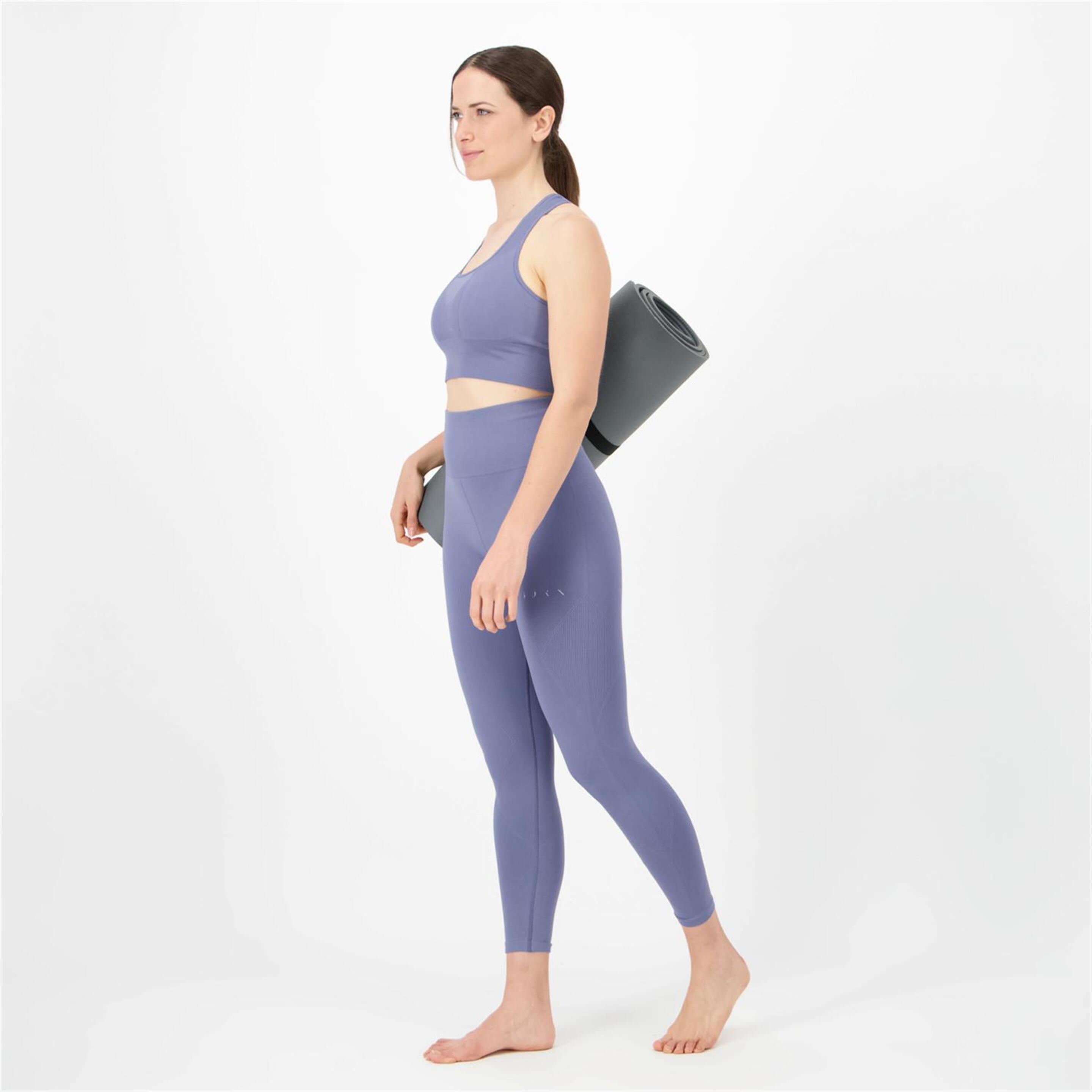 Born Living Yoga Ambra - Azul - Leggings Seamless Mujer