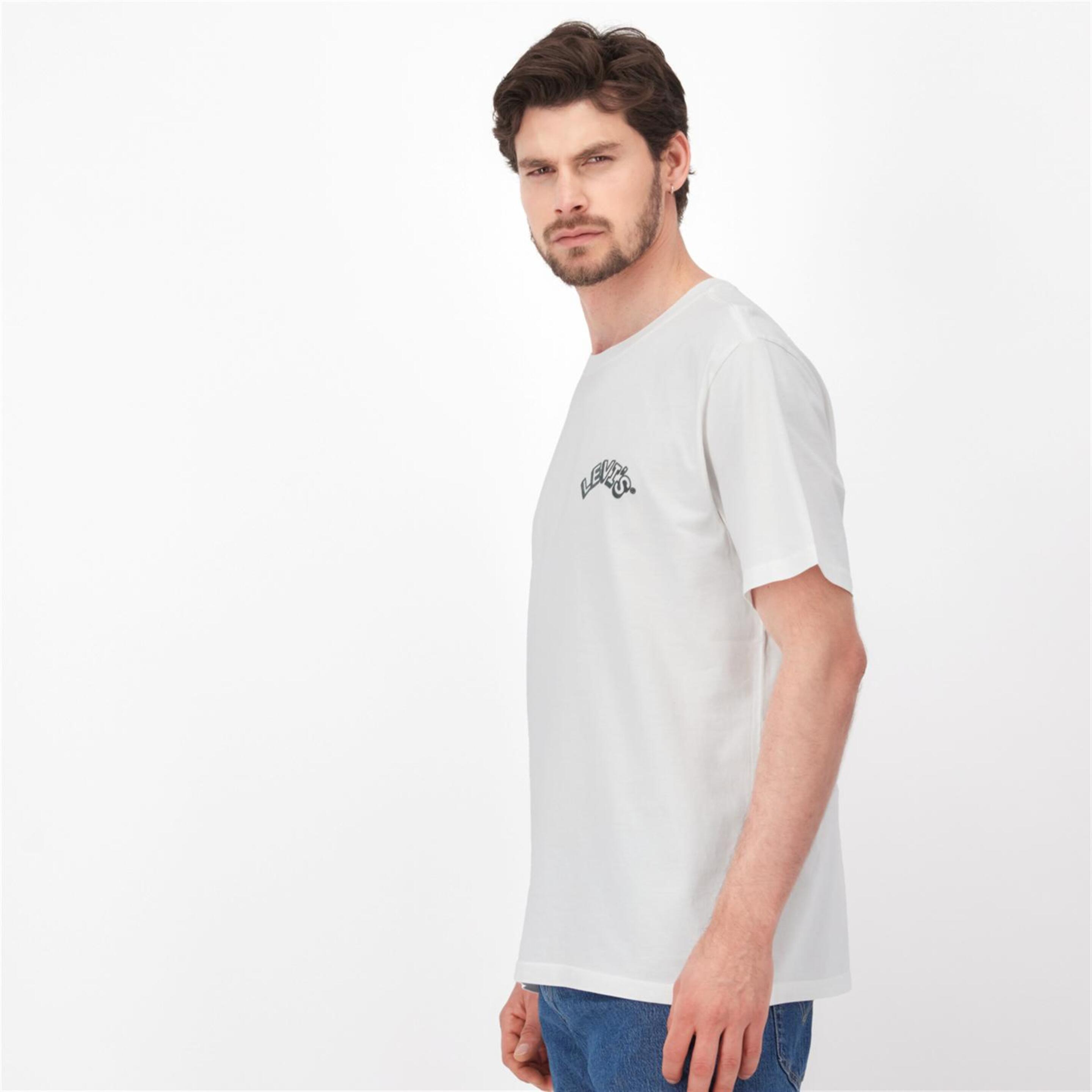 Levi's Ss Relaxed Velour - Blanco - Camiseta Hombre