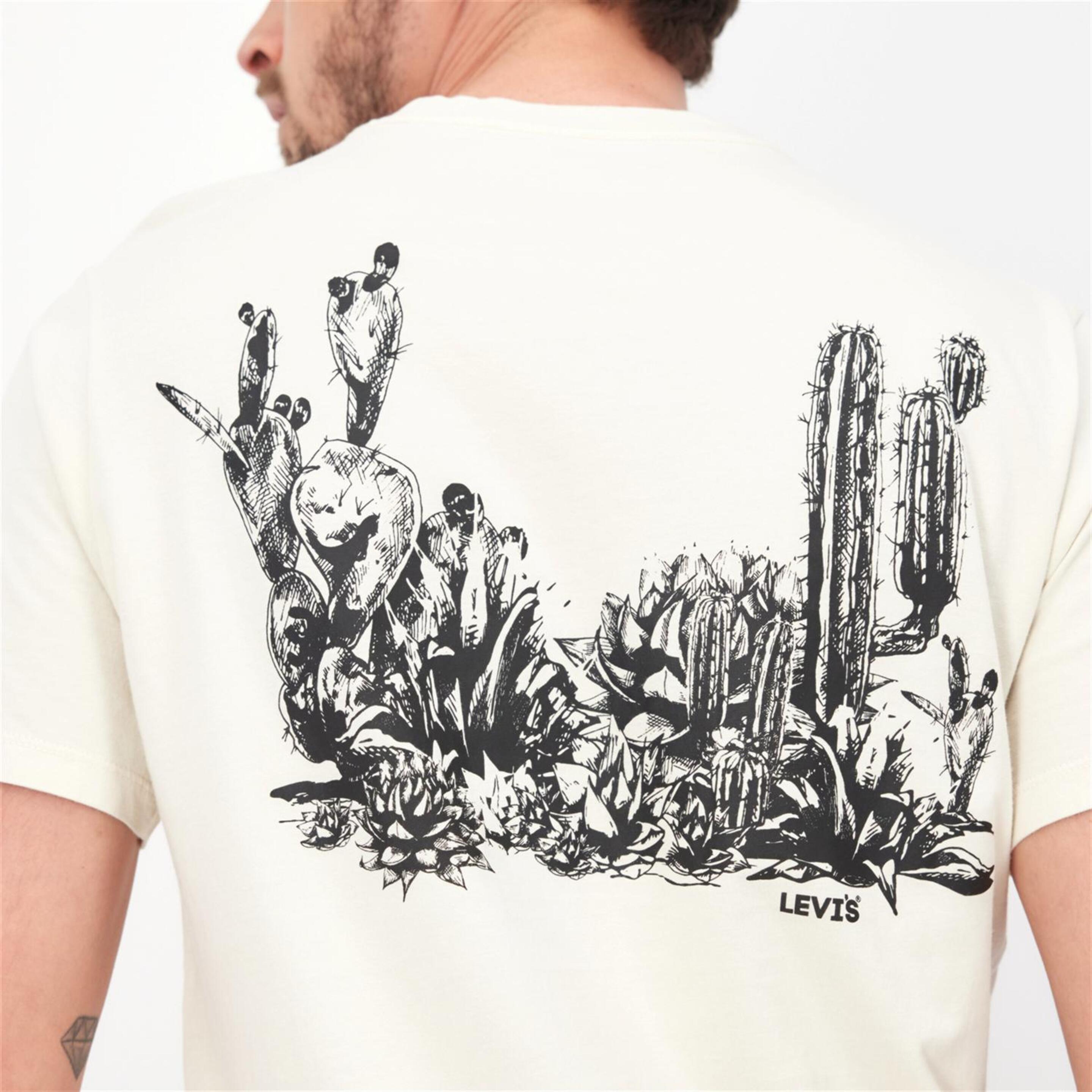 Levi's Graphic Cactus - Blanco - Camiseta Hombre