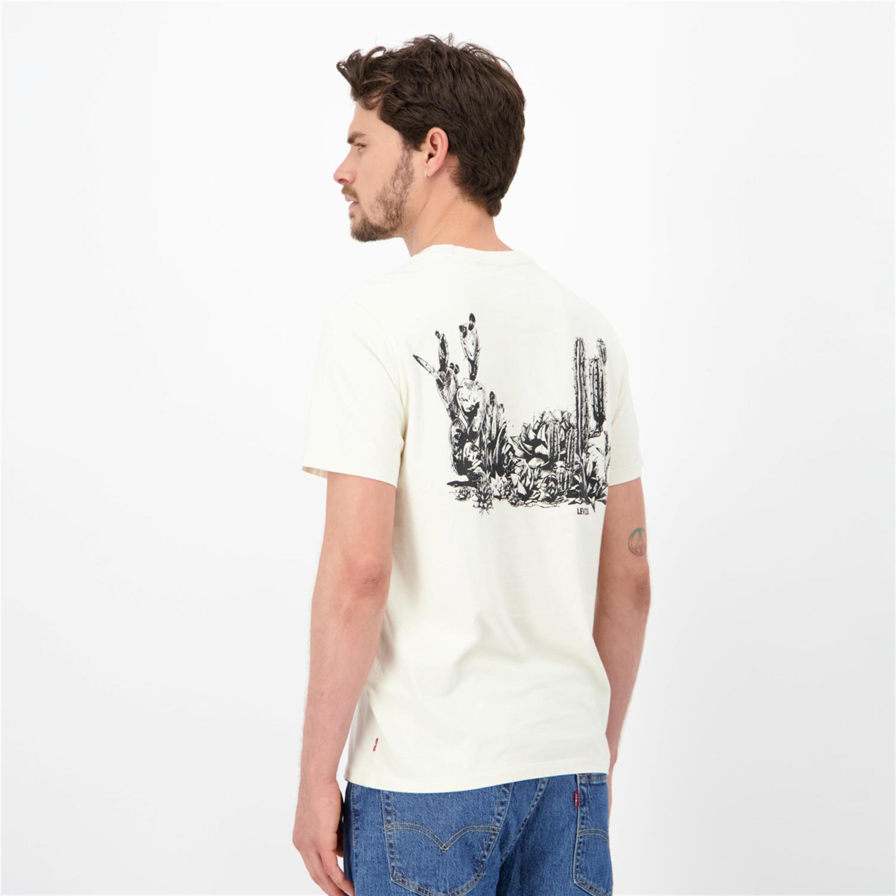 Levi's Graphic Cactus - Blanco - Camiseta Hombre