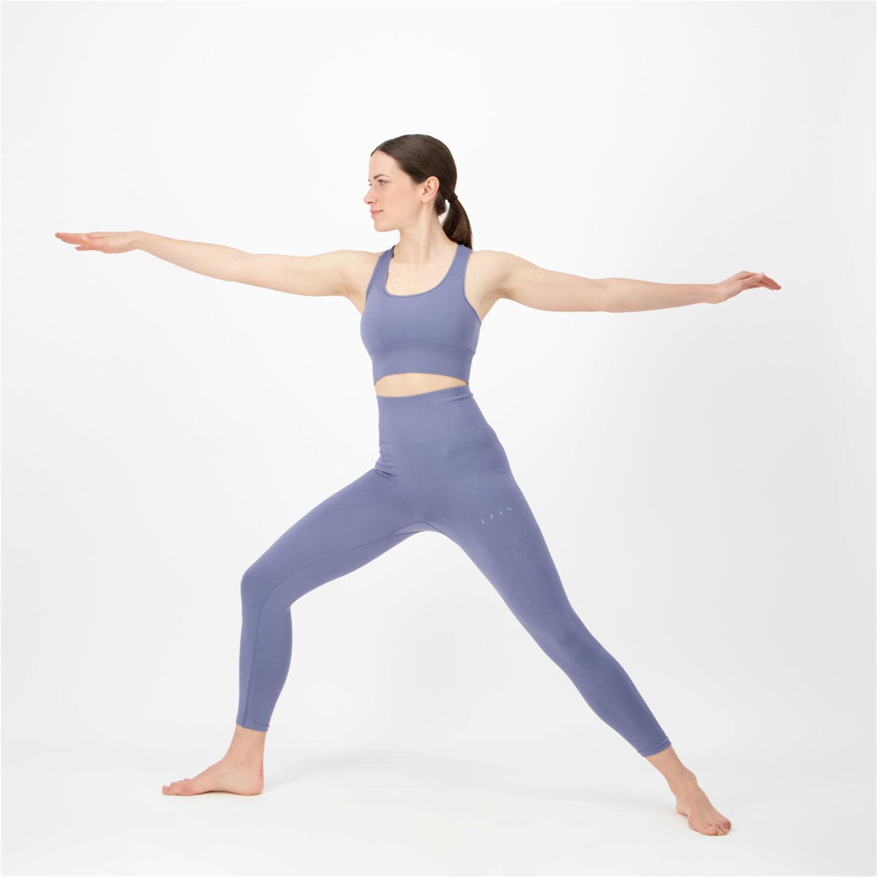 Born Living Yoga Ambra - Azul - Top Seamless Mujer
